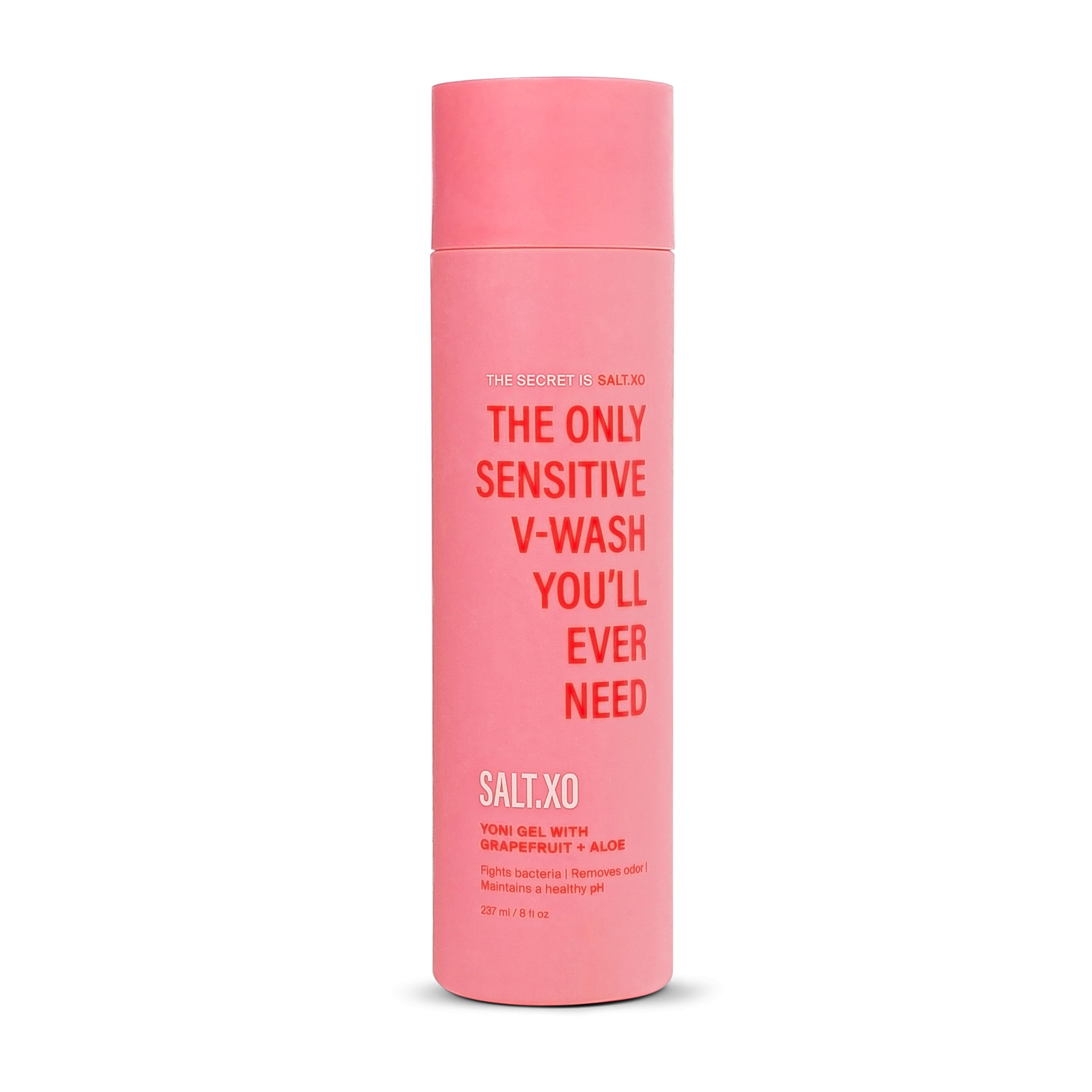 Grapefruit Sensitive Yoni Wash - pH Balanced Intimate Care Gel for Women | Cruelty-Free Feminine Hygiene Product (8 Fl Oz) | Gentle Cleansing for Daily Use & Post-Workout Freshness