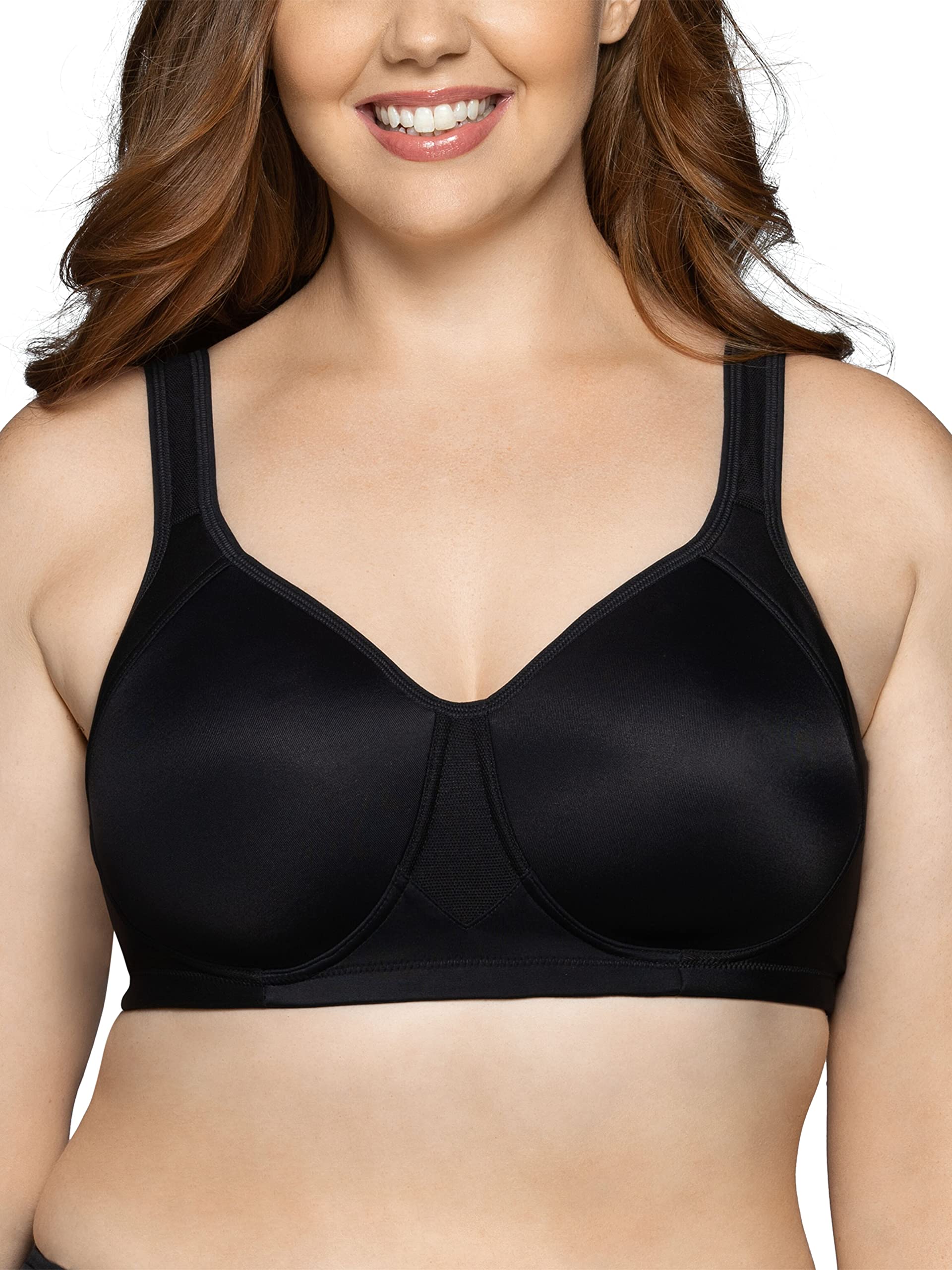 Vanity Fair Femme Sport Full Figure Wirefree Bra 71500 - Comfortable Wireless Support for Active Women, Perfect for Yoga, Gym & Everyday Wear