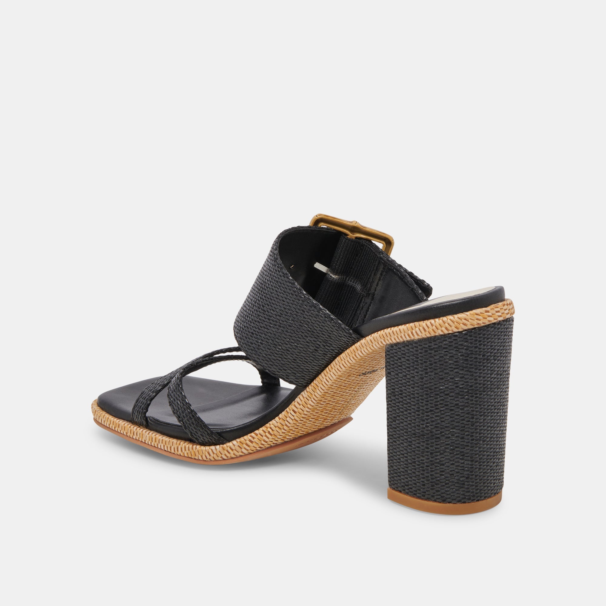 ONNIE HEELS ONYX RAFFIA Sandals for Women - Comfortable & Stylish Summer Wedges - Perfect for Beach, Vacation, and Casual Outings