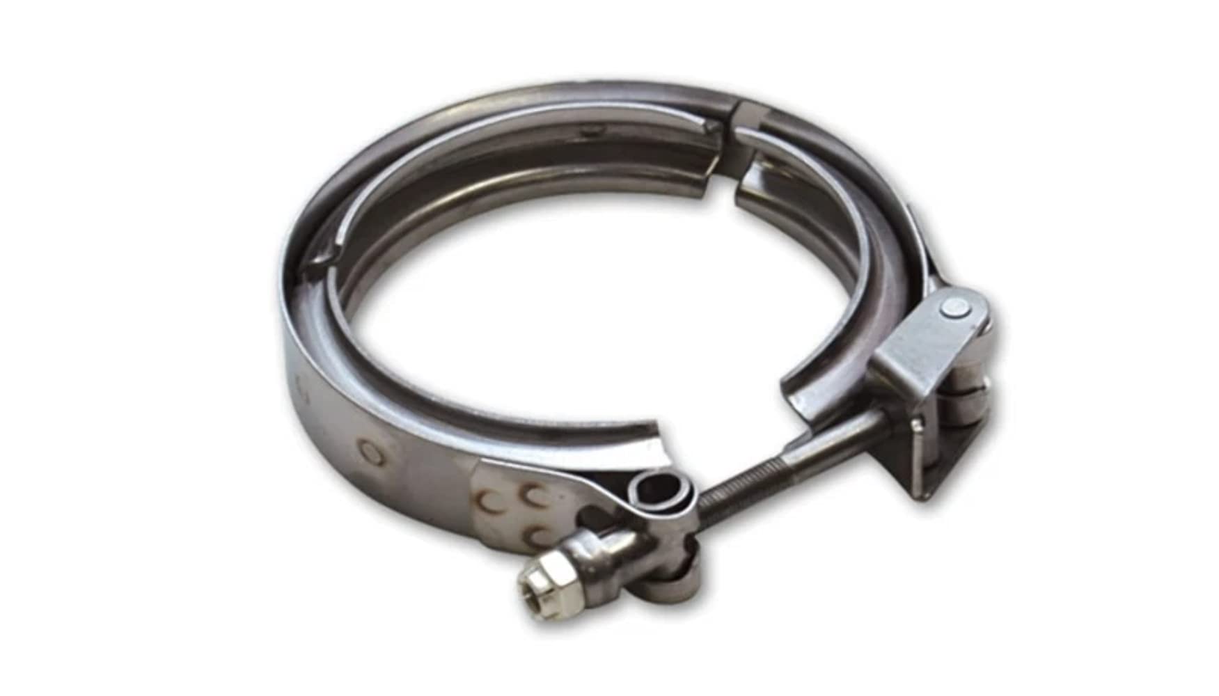 Vibrant Performance 1491C Stainless Steel Quick Release V-Band Clamp - Heavy Duty Exhaust & Turbo Piping Connection for Automotive & Marine Applications