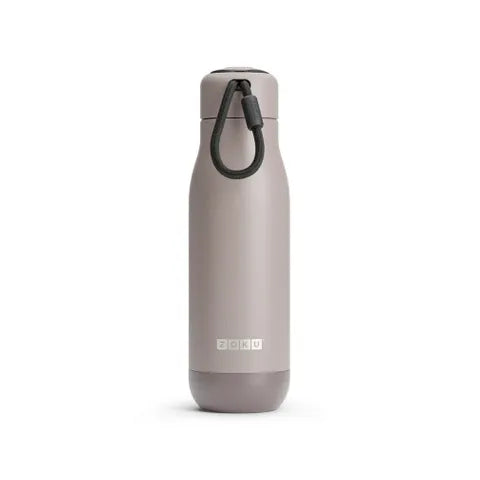 Zoku 500ml Stainless Steel Water Bottle - Insulated, Leak Proof, BPA Free - Perfect for Gym, Hiking & Outdoor Activities