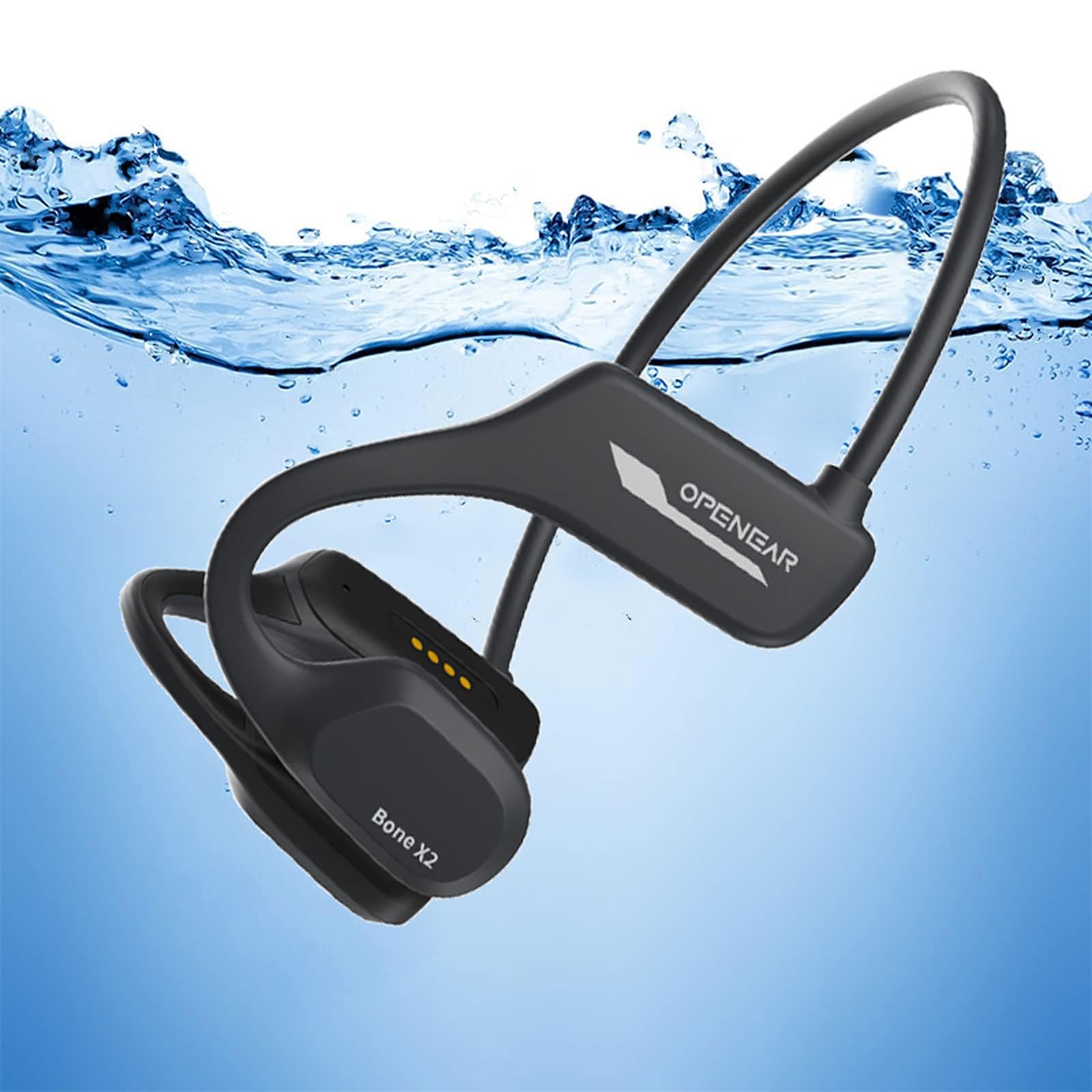 Wireless Bone Conduction Headphones - Bluetooth 5.0 Open-Ear Headset for Running, Swimming & Workouts | IPX8 Waterproof, Sweatproof Design for Sports & Outdoor Activities | Comfortable Secure Fit for Gym, Cycling & Daily Use