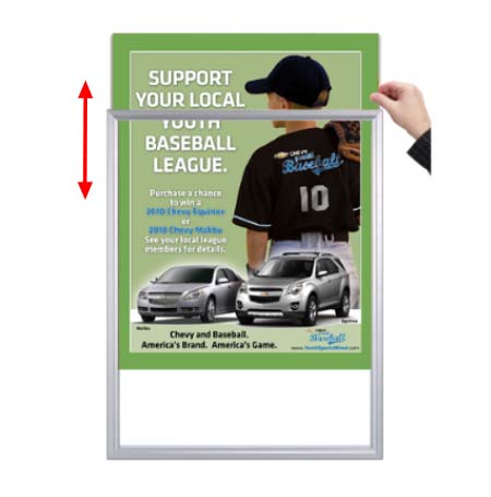 Premium Beveled Slide-In Picture Frames 22x28 for Posters & Artwork | 1