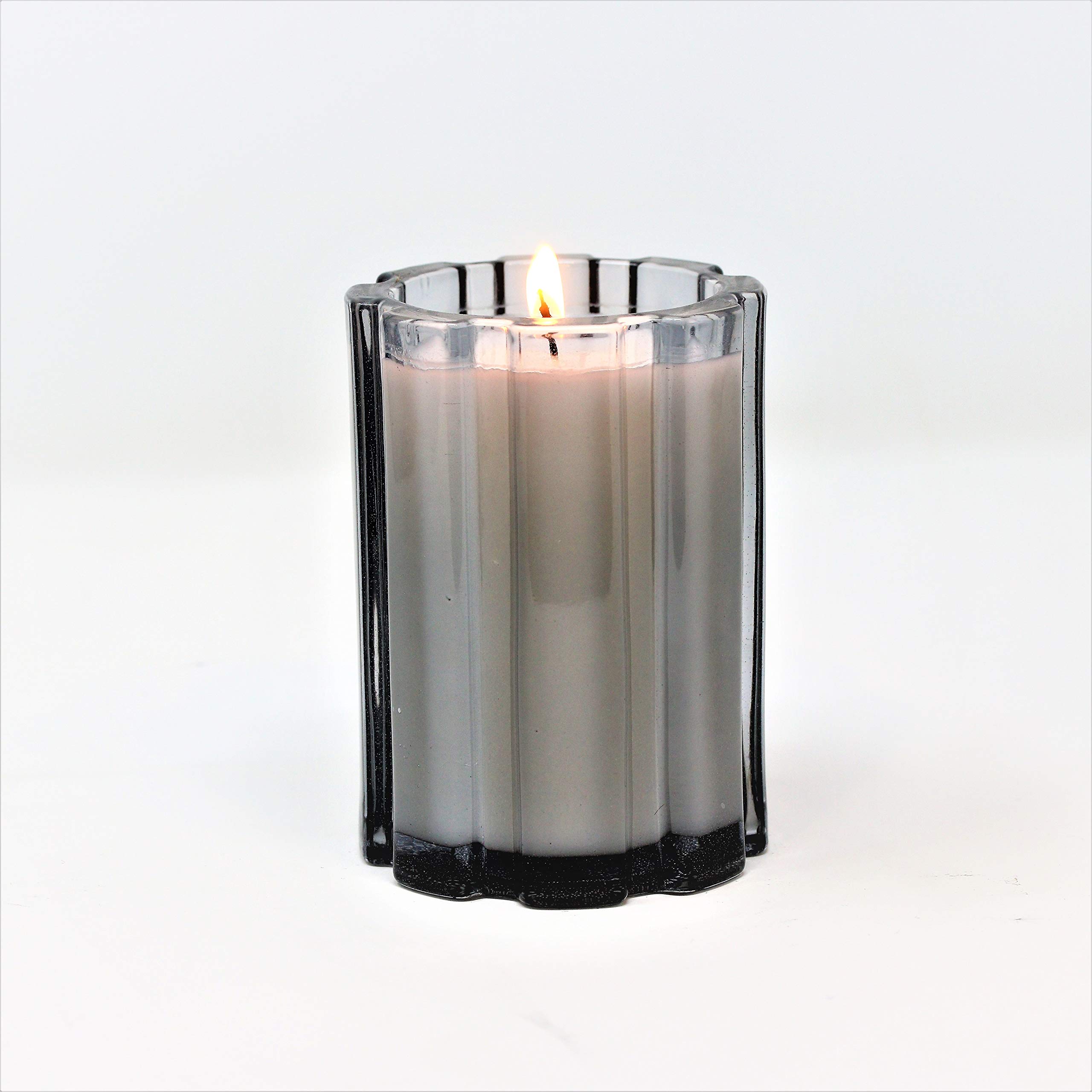 Thompson Ferrier Bubble Crush Scented Jar Candle - Ash Ember Rose (Grey) | Hand-Poured Soy Wax Candle for Home, Bathroom & Relaxation | Long-Lasting Fragrance Gift for Women & Men