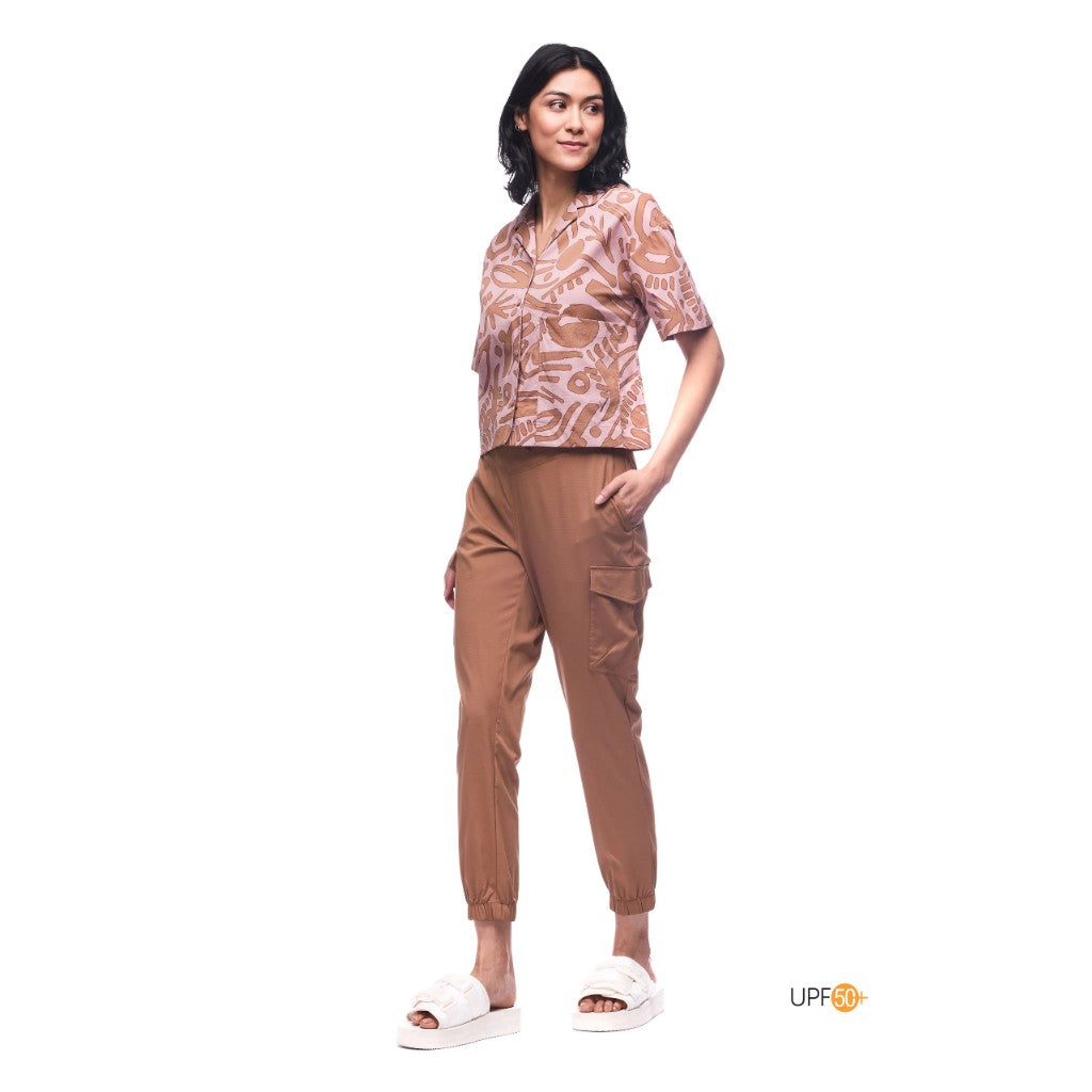 Indyeva Estirada Cargo Pants for Women - Stylish & Functional Outdoor Hiking, Travel & Casual Wear