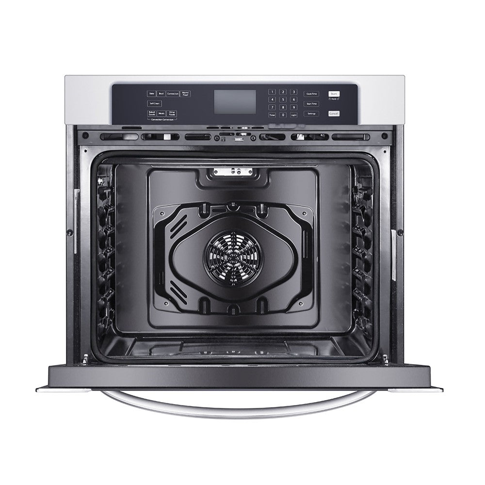 Forno 30-Inch Stainless Steel Electric Single Wall Oven with Self-Cleaning Function - Perfect for Modern Kitchens, Baking, and Family Cooking (Model FBOEL1358 30)