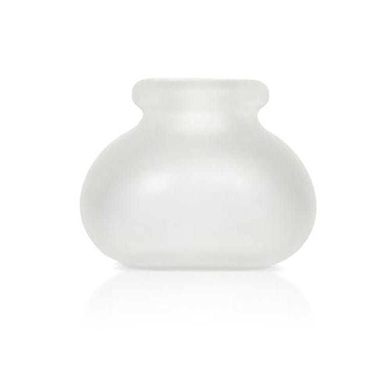 PF Bull Bag 0.75 Inch Ball Stretcher - Clear Silicone Testicle Weight for Men | Comfortable Stretching & Enhancement | Gym, BDSM, Fetish Play
