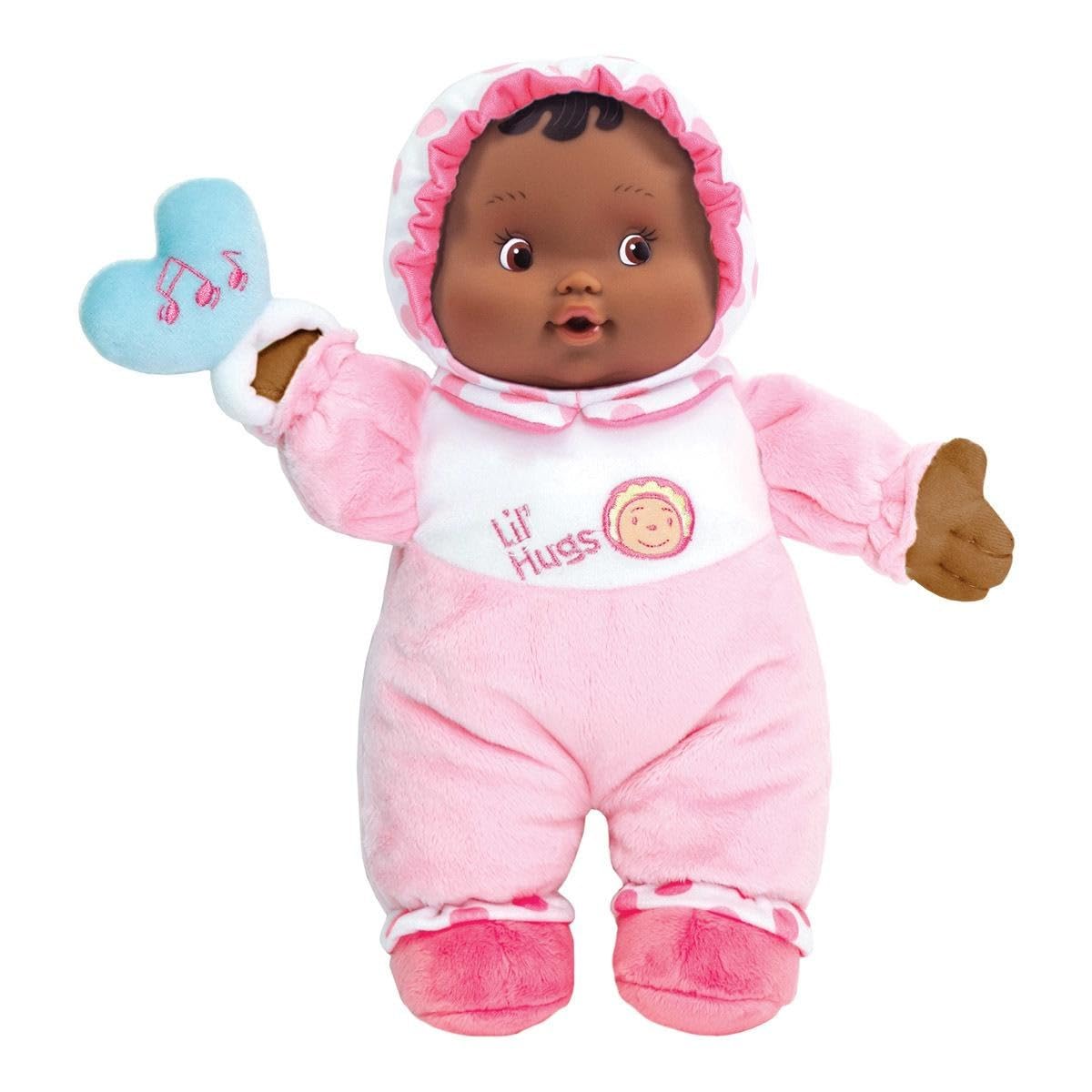 JC Toys Lil' Hugs Soft Body Dolls - 4 Pack of Cuddly Baby Dolls for Kids | Perfect for Pretend Play, Gift Giving & Nursery Decor
