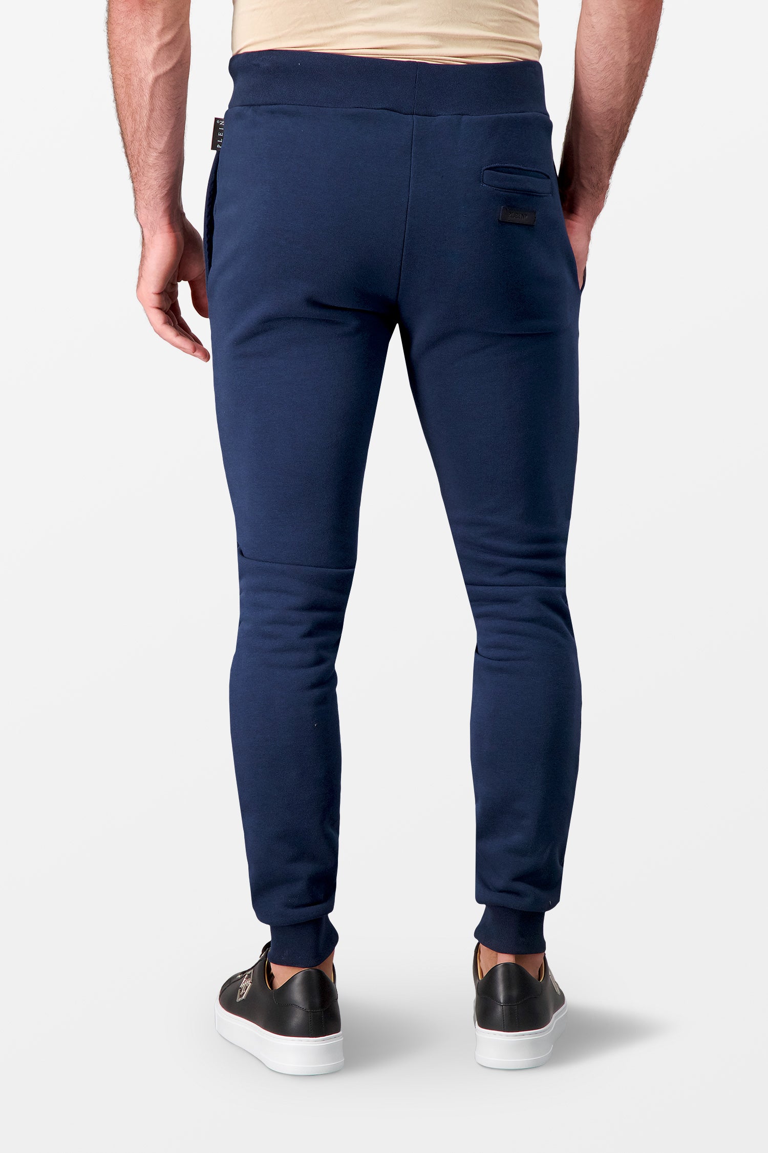 Philipp Plein Navy Blue Jogging Pants for Men - Comfortable Athletic Trousers for Running, Gym & Casual Wear