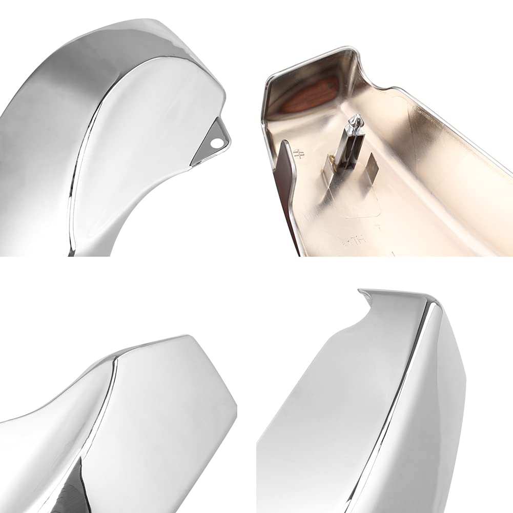 Chrome Motorcycle Battery Side Cover Fairing Cap for Honda VTX1800 R/S/N/F/T Models (2002-2008) - Durable Protection & Custom Styling for Cruiser Bikes