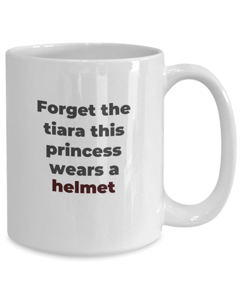 Funny Female Pilot & Race Car Driver Coffee Mug - 11oz Ceramic Tea Cup for Aviation & Motorsport Enthusiasts - Perfect Gift for Women Pilots, NASCAR Fans & Coffee Lovers at Work or Home