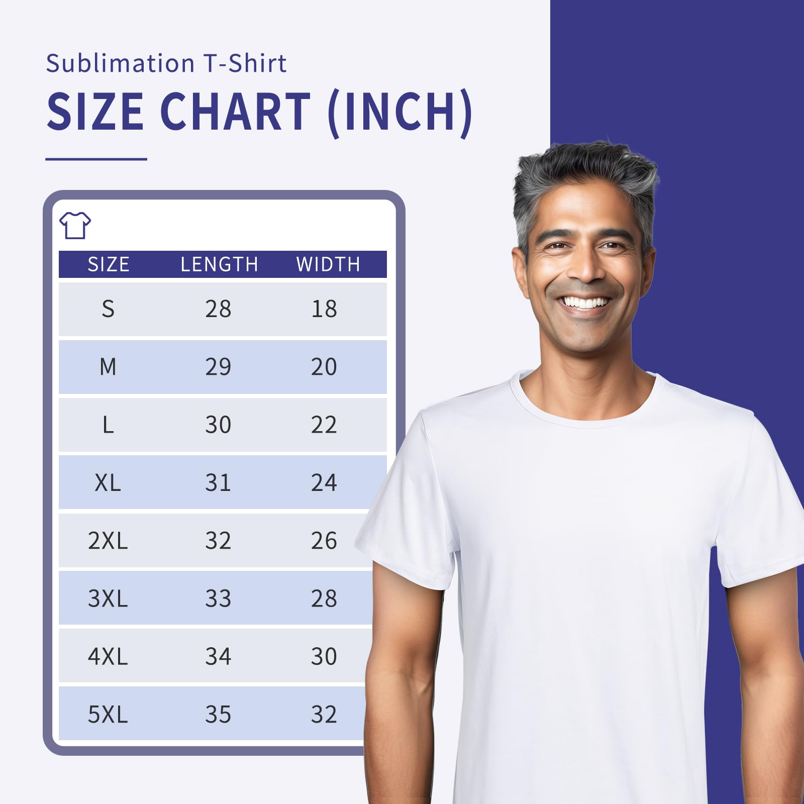 4 Pack White Polyester Sublimation T-Shirts for Heat Press - Unisex DIY Bulk T-Shirts for Custom Printing | Perfect for Personalized Gifts, Sports Teams & Craft Projects