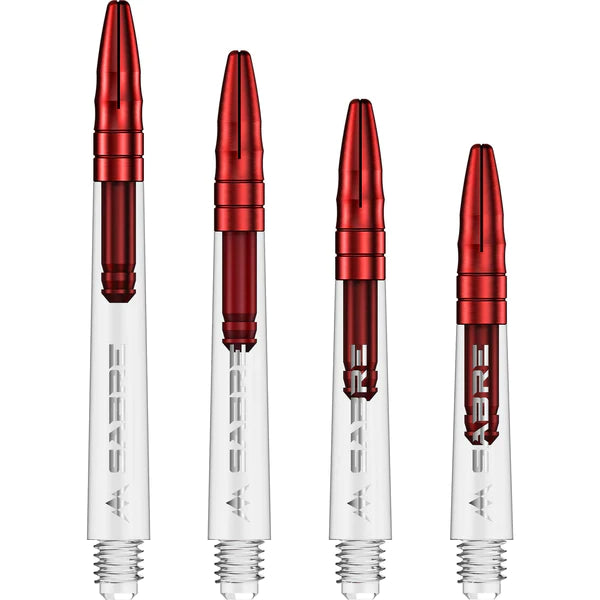 Mission Sabre Polycarbonate Dart Shafts & Stems - Durable Replacement Parts for Steel Tip & Soft Tip Darts - Perfect for Professional Play, League Games & Home Practice