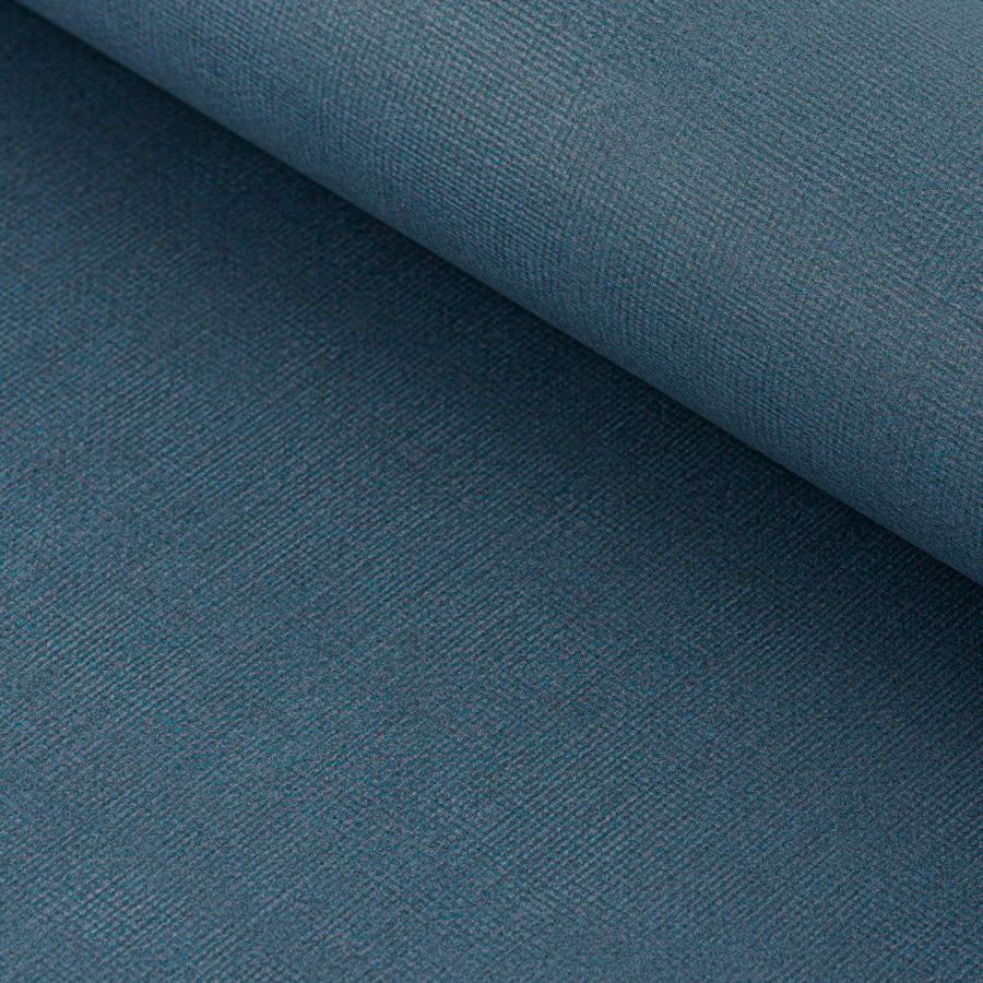 Linen Print Wallpaper - Loch Blue Samples | Peel and Stick Removable Wallpaper for Bedroom, Living Room & Home Decor