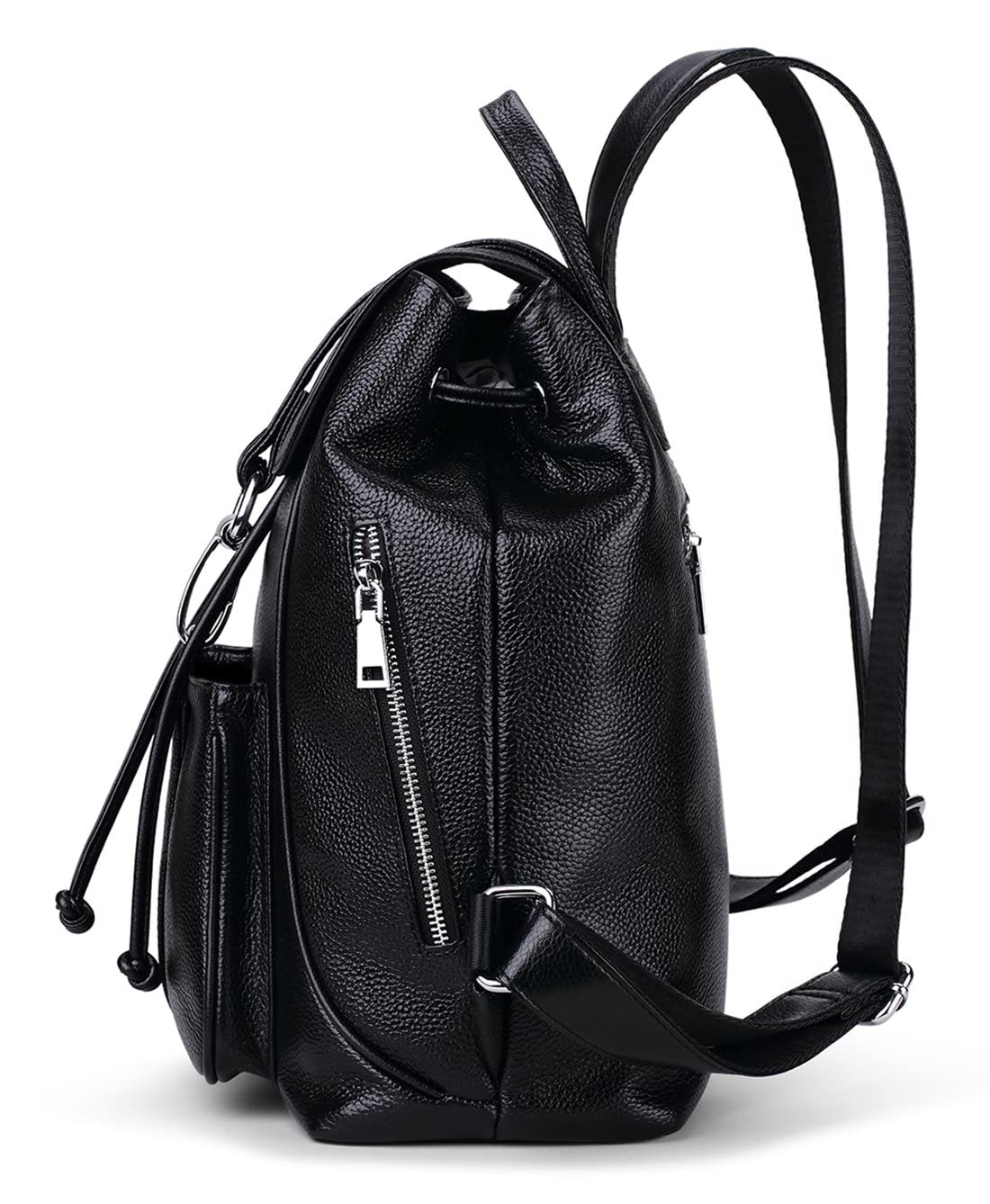 Vintage Genuine Leather Women's Backpack Purse - Stylish School Bag for College, Travel & Everyday Use | COOLCY Fashion Accessories
