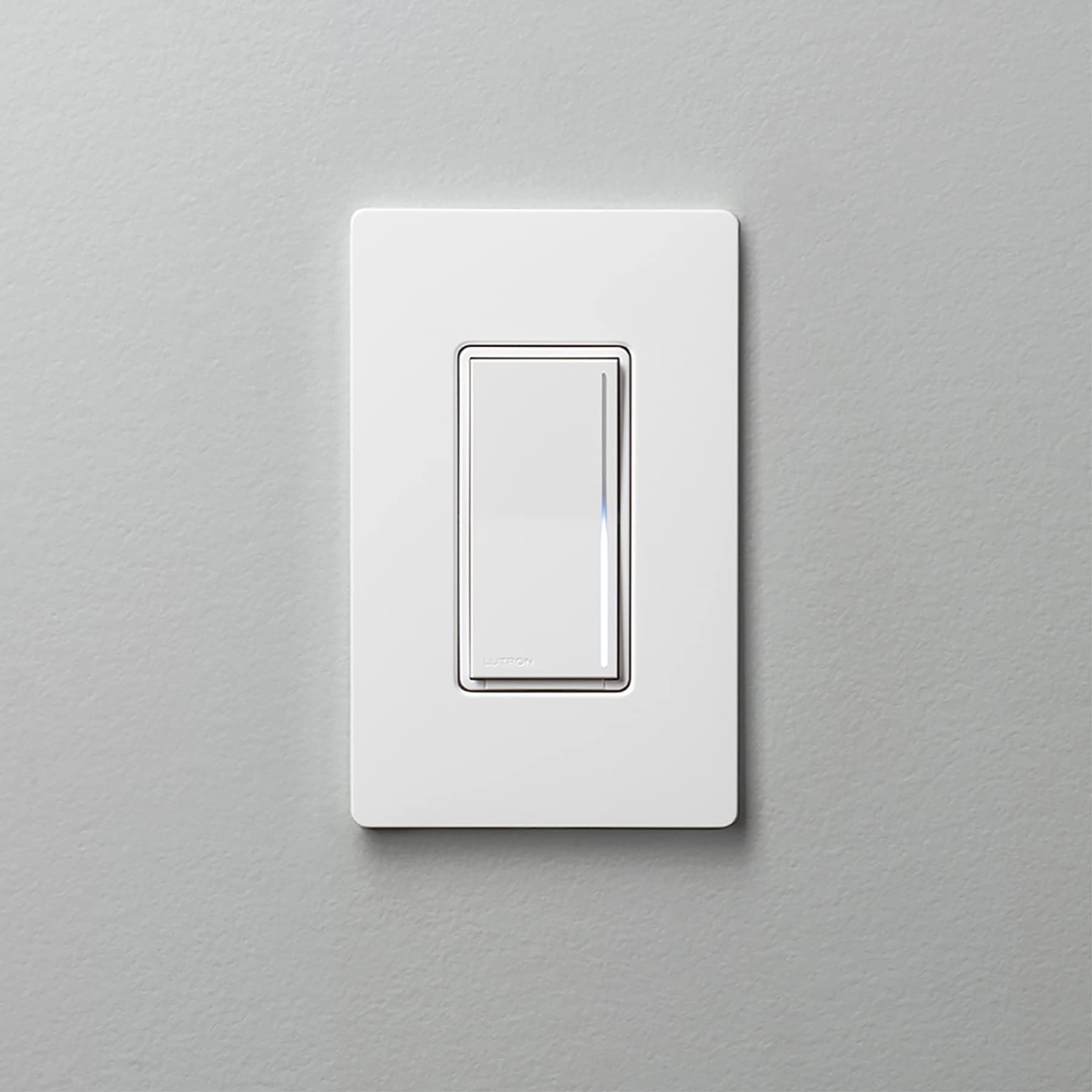 Lutron Sunnata Touch Dimmer Switch with Wall Plate - LED+ Advanced Technology for LED & Incandescent Lights - 3-Way/Multi-Location Control - STCL-153MW-WH White - Perfect for Living Rooms, Bedrooms & Smart Home Lighting Systems