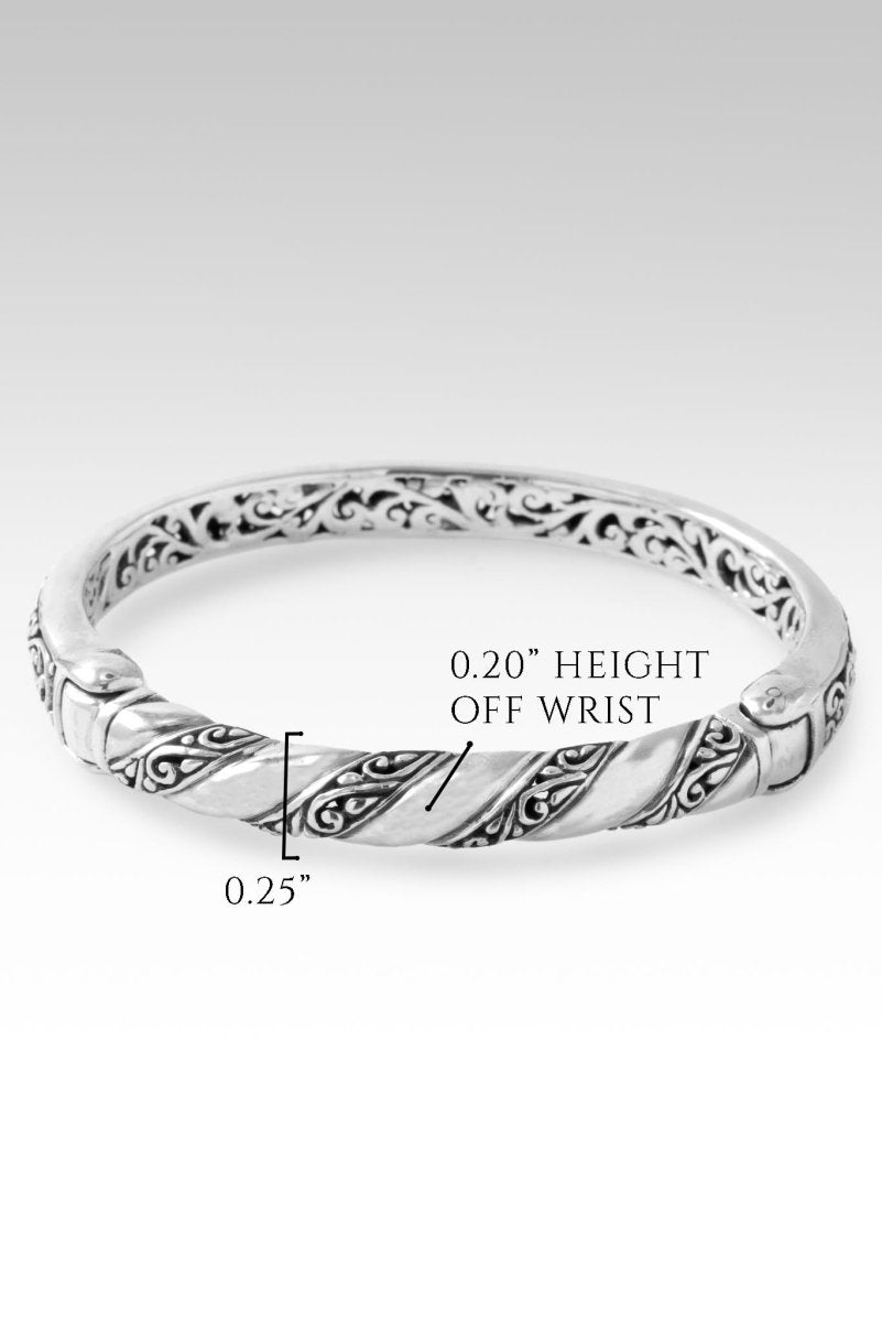 Forever Intertwined Bangle™ - Tree of Life Sterling Silver Bracelet for Women | Spiritual Jewelry Gift for Yoga, Meditation & Boho Fashion