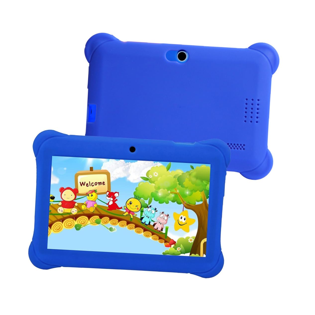 OSALADI 2-Pack Kids Tablet - 8GB Quad-Core Android WiFi Learning Tablet for Children with Parental Controls | Perfect for Homeschooling, Travel & Educational Games