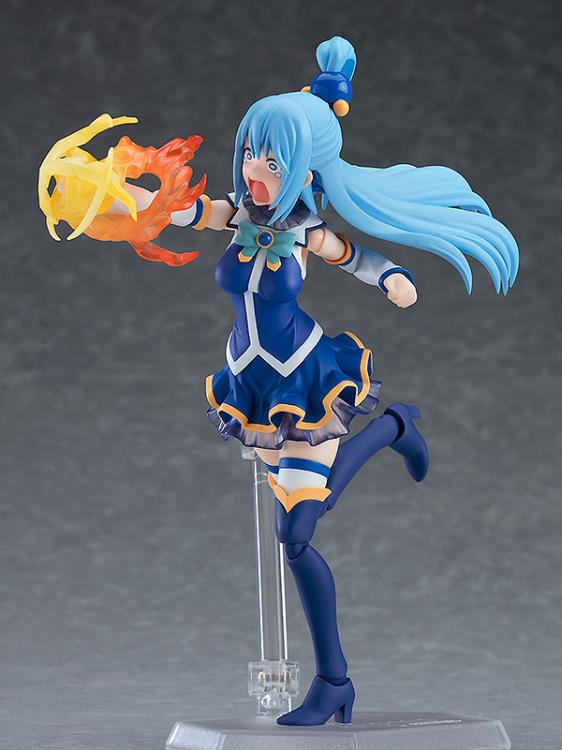 Figma #399 Aqua from Konosuba Anime Figure - Collectible Action Figure for Anime Fans, Perfect for Display & Cosplay Scenes