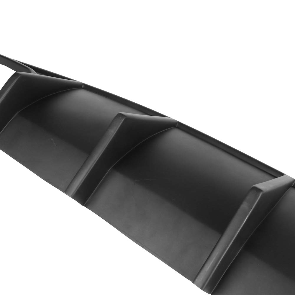 FREEMOTOR802 Rear Bumper Diffuser for 2015-2023 Dodge Charger SRT | Quad Exhaust Compatible | Unpainted Black PP Spoiler | Upgrade Your Car's Aerodynamics & Style