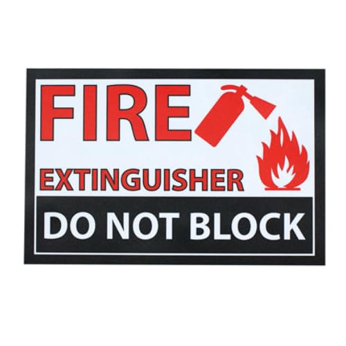 17 in. x 19 in. Heavy-Duty PVC Floor Signs & Markers - 'Stop' Sign for Warehouse Safety, Industrial Floor Marking, and Social Distancing