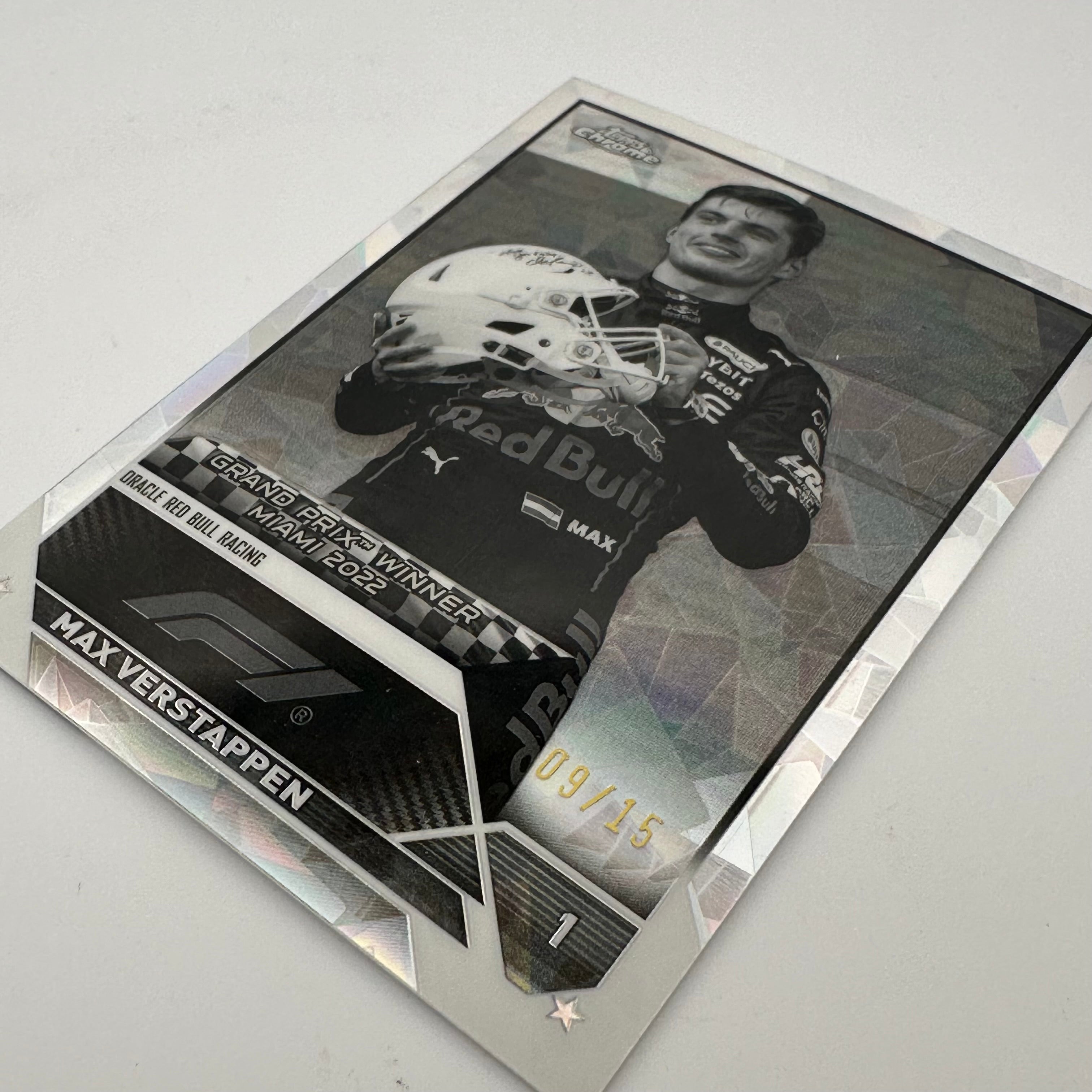 2023 Topps Chrome Sapphire Max Verstappen #148 F1 Racing Card - Black & White Edition - Perfect for Collectors, Sports Memorabilia Fans & F1 Enthusiasts