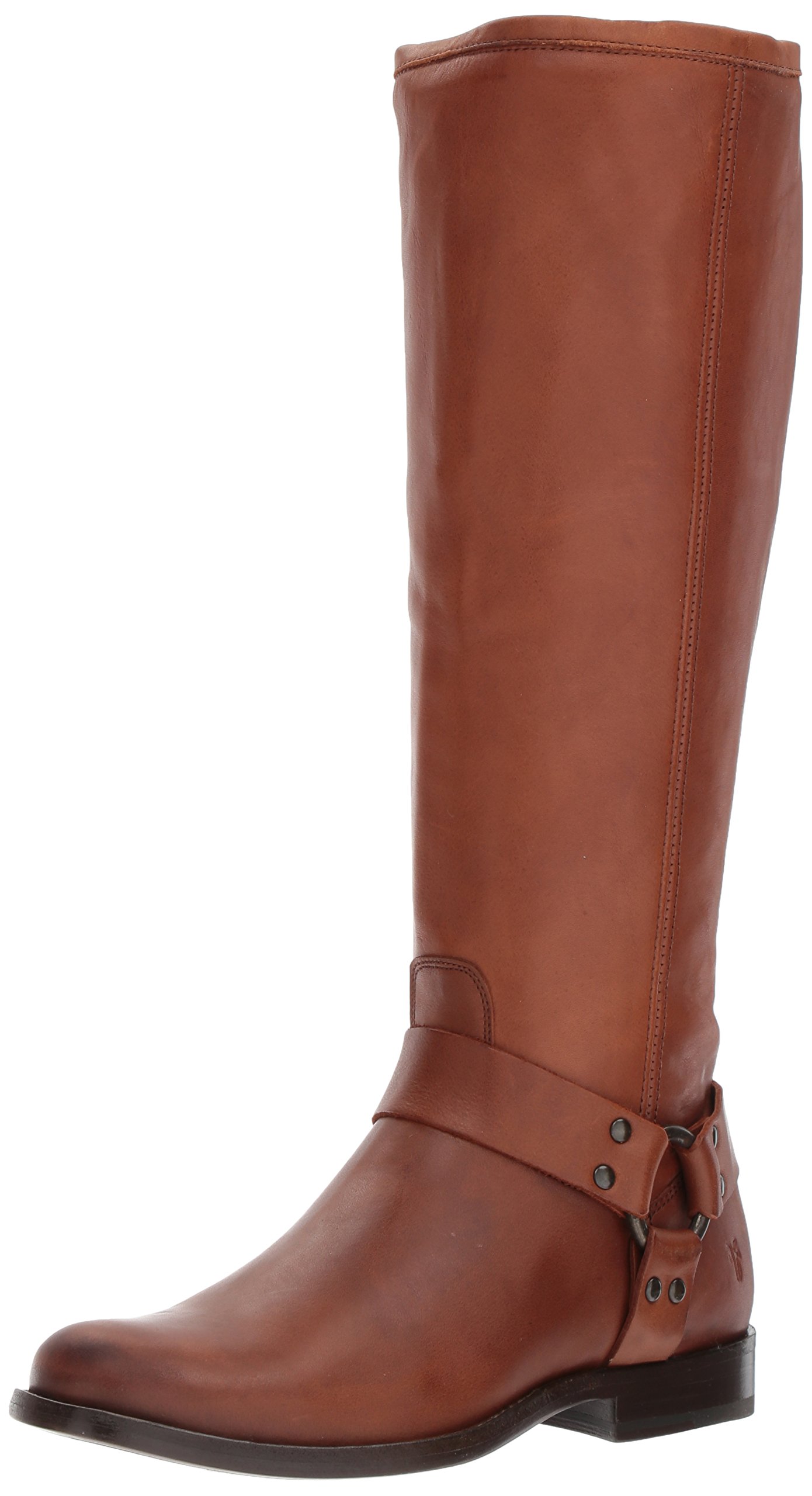 FRYE Women's Phillip Harness Tall Wide-Calf Boots - Leather Riding Boots for Women, Comfortable & Stylish - Perfect for Horseback Riding, Country Style & Winter Fashion