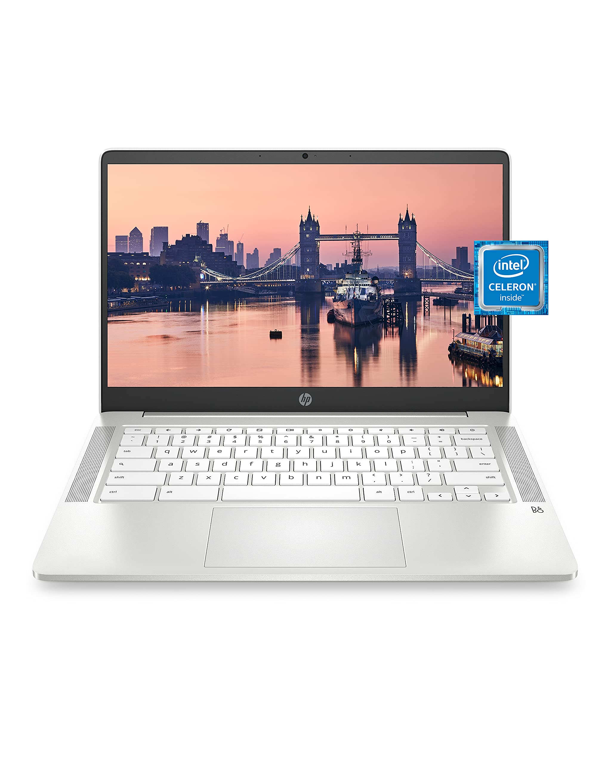 HP Chromebook 14 Laptop - Intel Celeron N4000, 4GB RAM, 32GB eMMC, 14