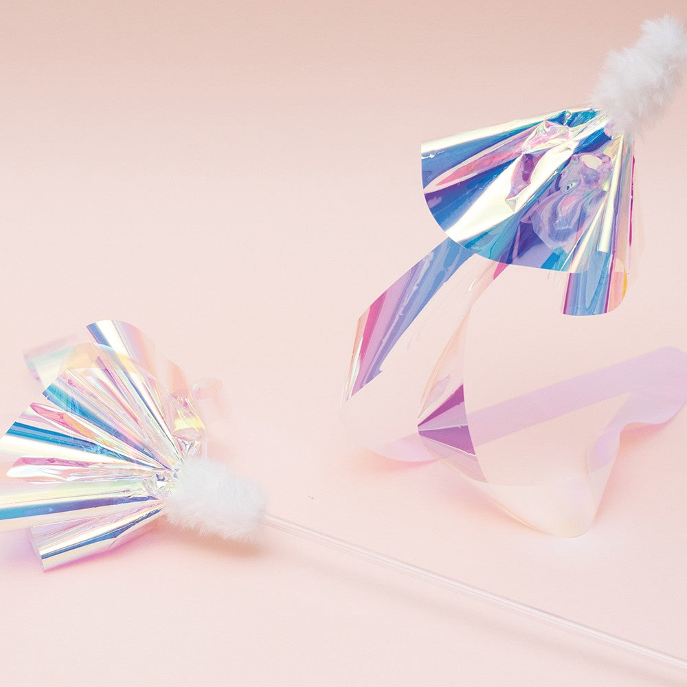 Interactive Cat Toy - Feather Tail Fan Teaser Wand for Playful Kittens & Adult Cats - Perfect for Indoor Play, Exercise & Bonding with Your Feline Friend