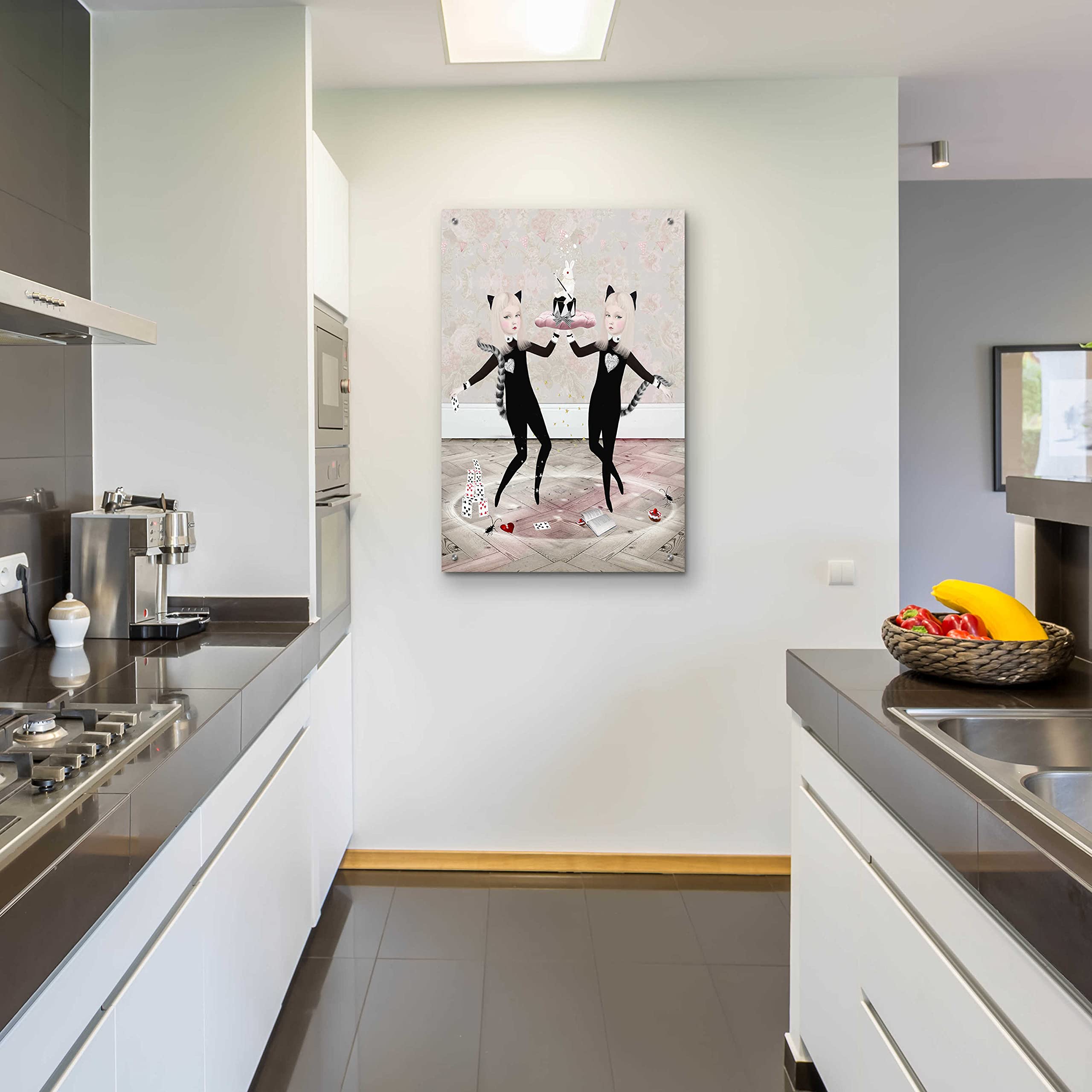 Epic Art 'The Newmars' by Art & Ghosts - Premium Acrylic Glass Wall Art Print 24x36 Inches - Modern Home & Office Decor for Living Room, Bedroom or Gallery