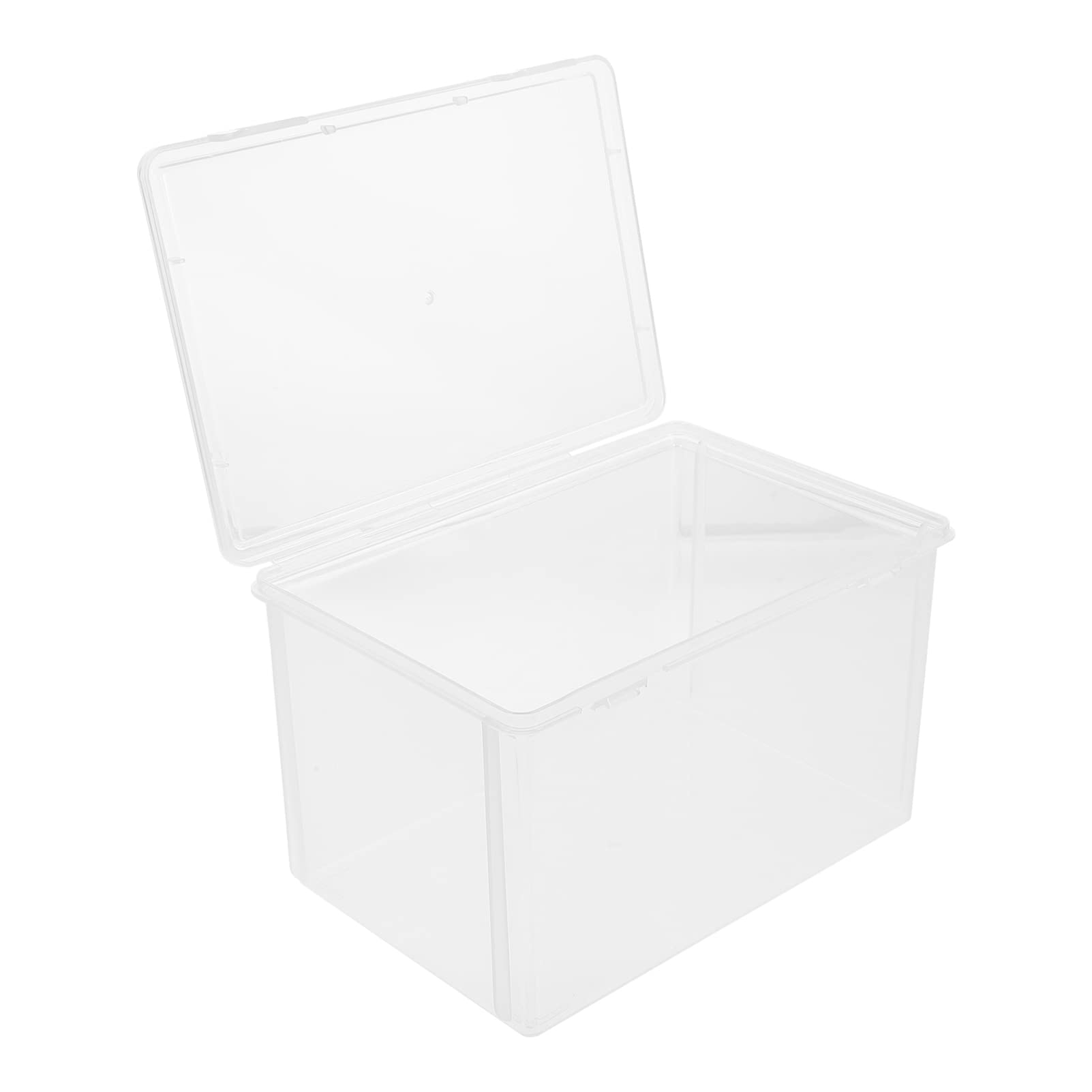 Clear Plastic Bread Storage Box for Kitchen Countertop - 8.37x5.78x5 inch Airtight Bread Keeper Container for Homemade Bread, Toast & Bakery Loaves - Perfect for Refrigerator Storage & Fresh Bread Organization