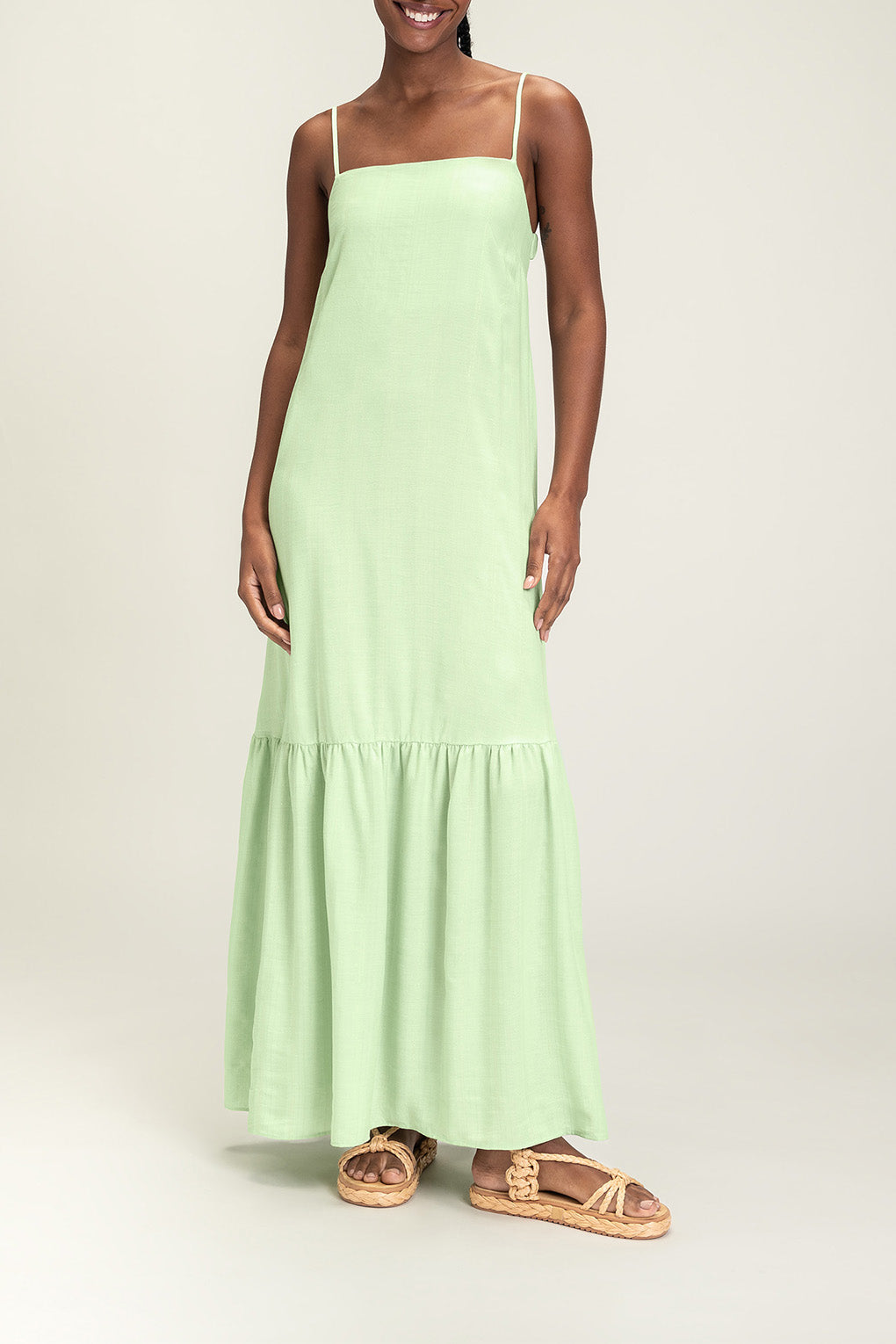 Salt Maxi Dress 454032 - Flowy Long Summer Dress for Women, Beach Cover Up, Boho Chic Style - Perfect for Vacations, Weddings & Casual Outings