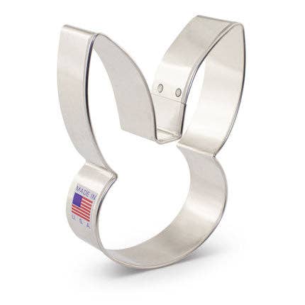 Bunny Head Cookie Cutter Set for Baking - Stainless Steel Bunny Shaped Cookie Cutters for Easter, Christmas, Kids Party Decorations - Perfect for DIY Cookies, Cake Decorating, and Holiday Baking Gifts