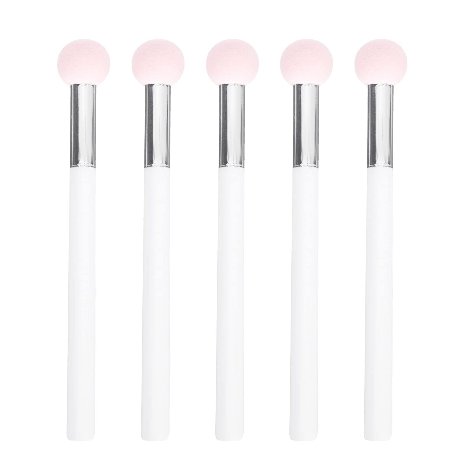 5-Piece Concealer Brush Set - Soft Eyeshadow & Makeup Sponges for Face & Nose - Flat & Mushroom Head Cosmetic Blending Tools - Perfect for Professional Makeup & Everyday Beauty Routine