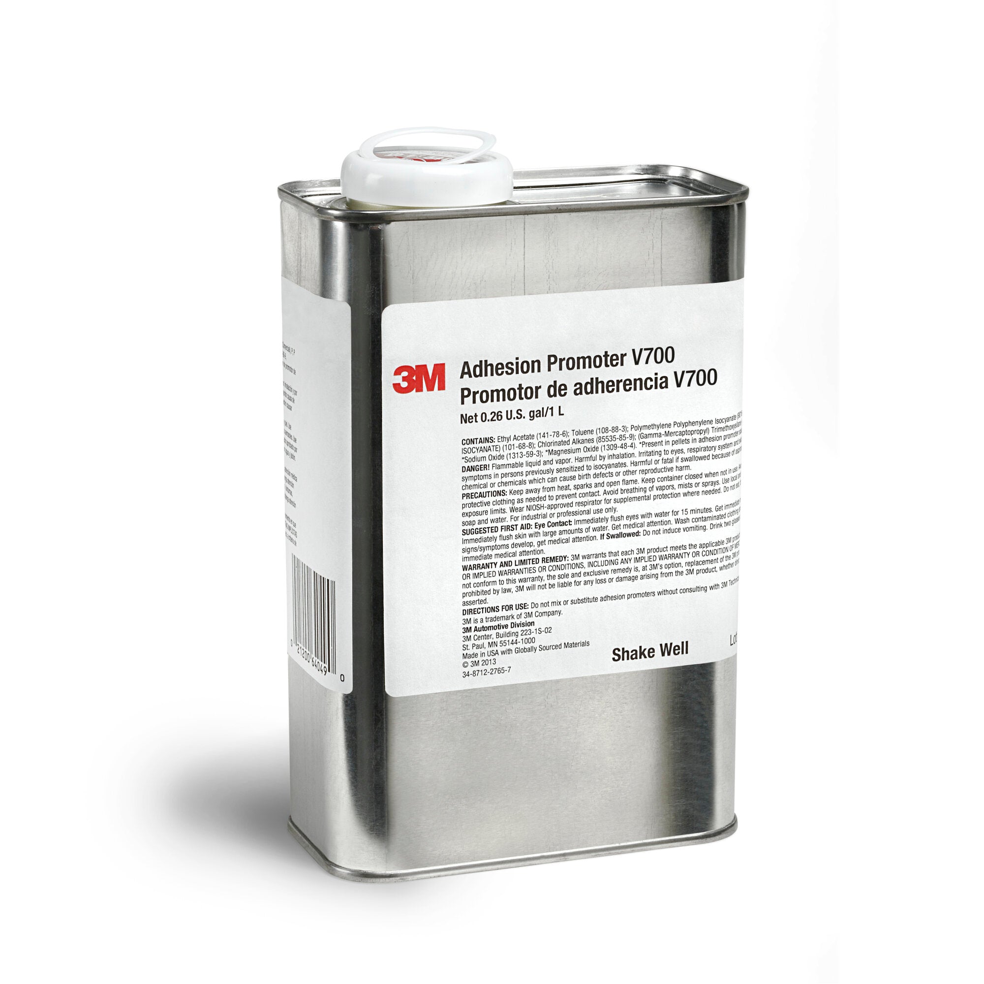 3M Adhesion Promoter V700 - 1 Liter Can for Automotive & Industrial Bonding - Perfect for Metal, Plastic & Rubber Surfaces