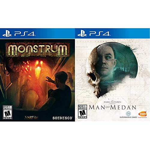 Monstrum - PlayStation 4 Game & The Dark Pictures Anthology: Man of Medan - PS4 Horror Survival Adventure - Perfect for Game Nights & Thrill Seekers