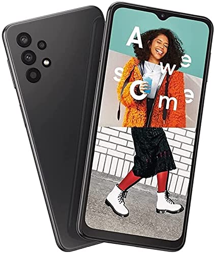 Samsung Galaxy A32 5G Smartphone - Boost Mobile Locked | 4GB RAM 64GB Storage | Black Android Phone | Affordable Renewed Device | Perfect for Streaming, Gaming & Daily Use