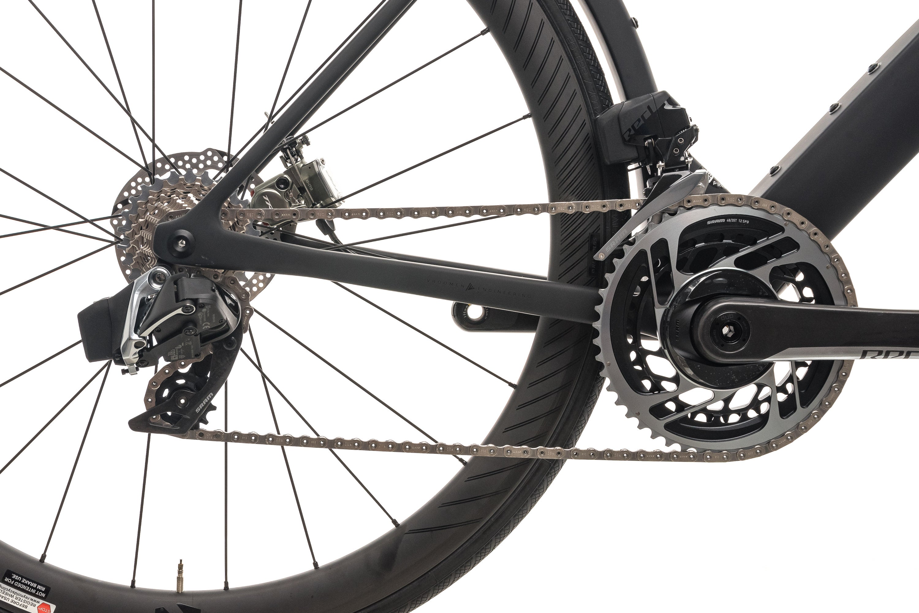 2020 3T Strada Due Team Stealth SRAM Red AXS Road Bike - Large Size | High-Performance Carbon Fiber Racing Bicycle for Competitive Cyclists & Endurance Rides