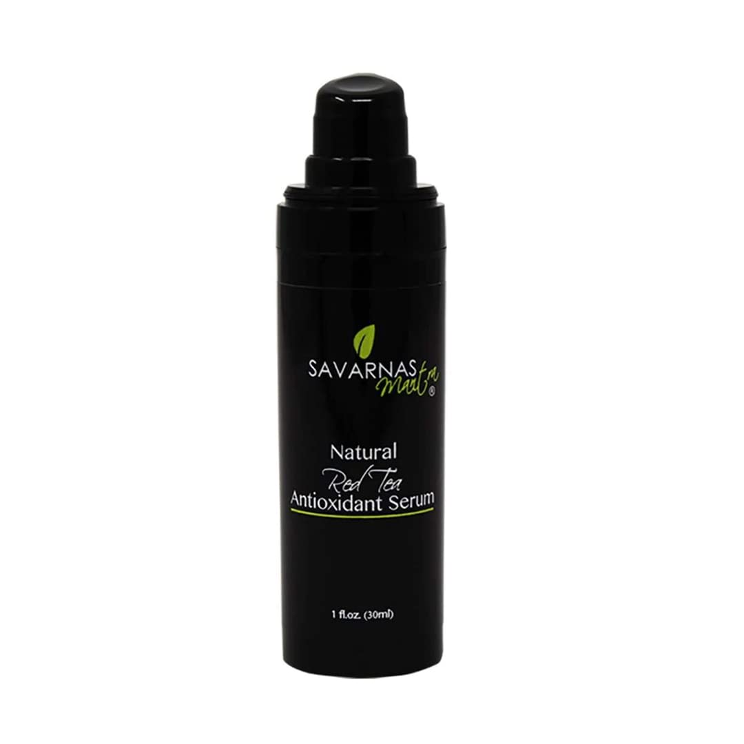 Savarnas Mantra Natural Red Tea Antioxidant Serum - Brightening & Anti-Aging Face Treatment for Glowing Skin | Perfect for Daily Skincare Routine & Nighttime Repair