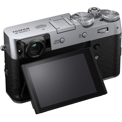 FUJIFILM X100V 26.1MP Digital Camera with 23mm F2 Lens - Silver | Compact Mirrorless Camera for Street Photography, Travel & Vlogging | 4K Video & Advanced Hybrid Viewfinder