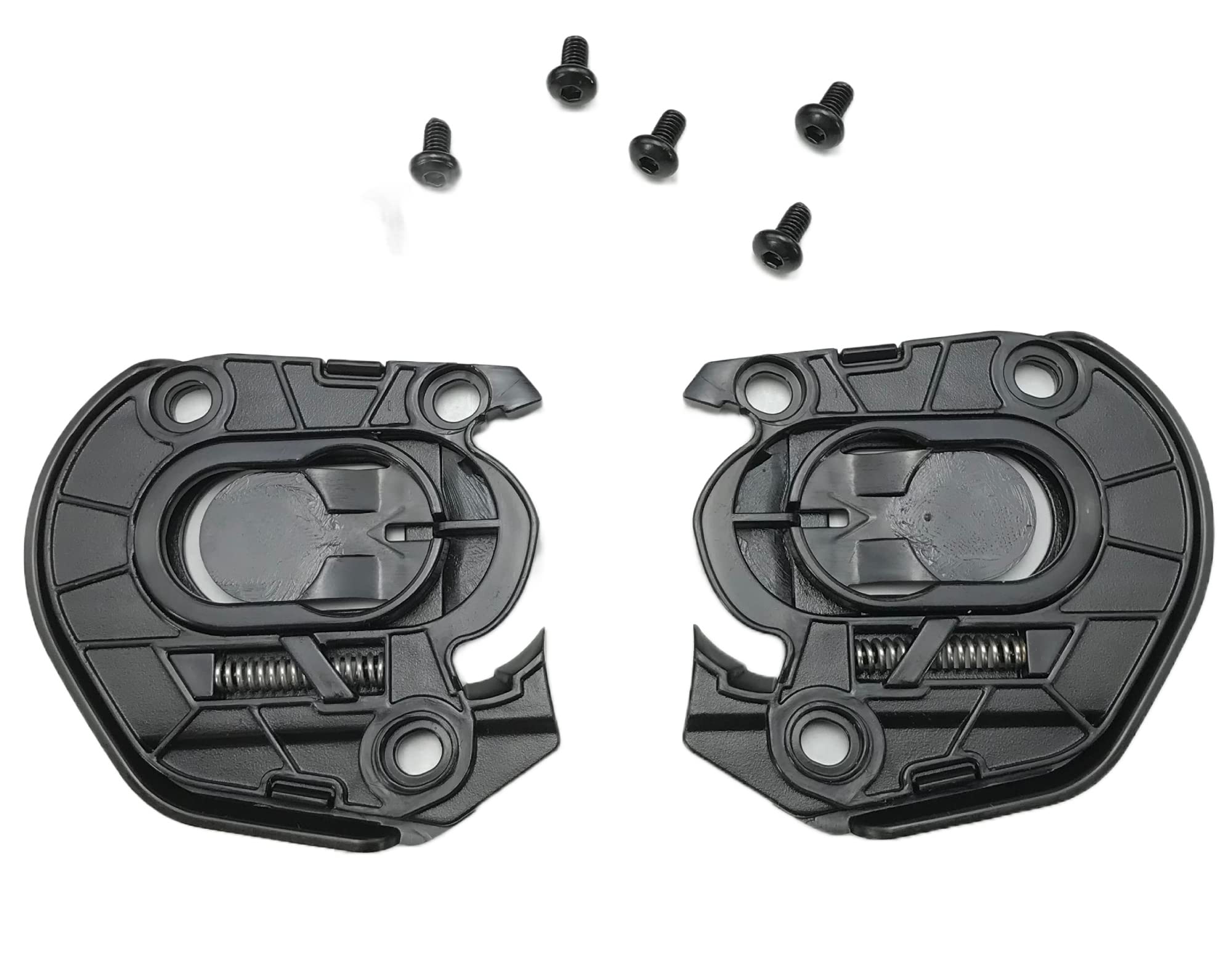 BELL Star Series 2016 Hinge Plate Kit for Street Motorcycle Helmets - Black, One Size Universal Fit | Replacement Accessories for Safe Riding & Helmet Maintenance