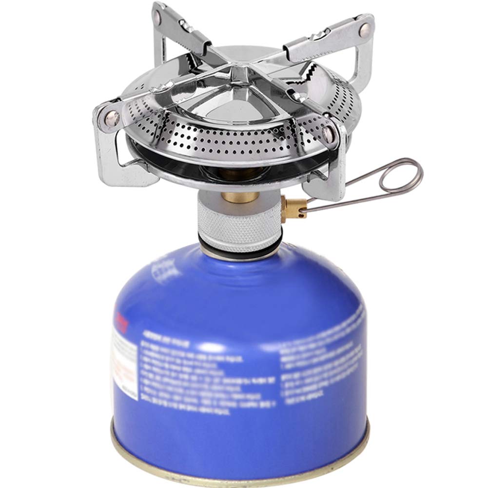 Portable Stainless Steel Folding Camping Stove - Compact Outdoor Cooking Gear for Backpacking, Hiking & Picnics | Perfect for Campfire Meals, Emergency Preparedness & RV Travel