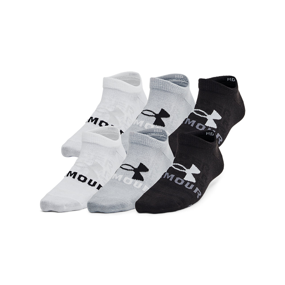 Under Armour Youth Essentials 6-Pack No-Show Socks for Boys & Girls - Breathable Athletic Socks for School, Sports & Everyday Wear