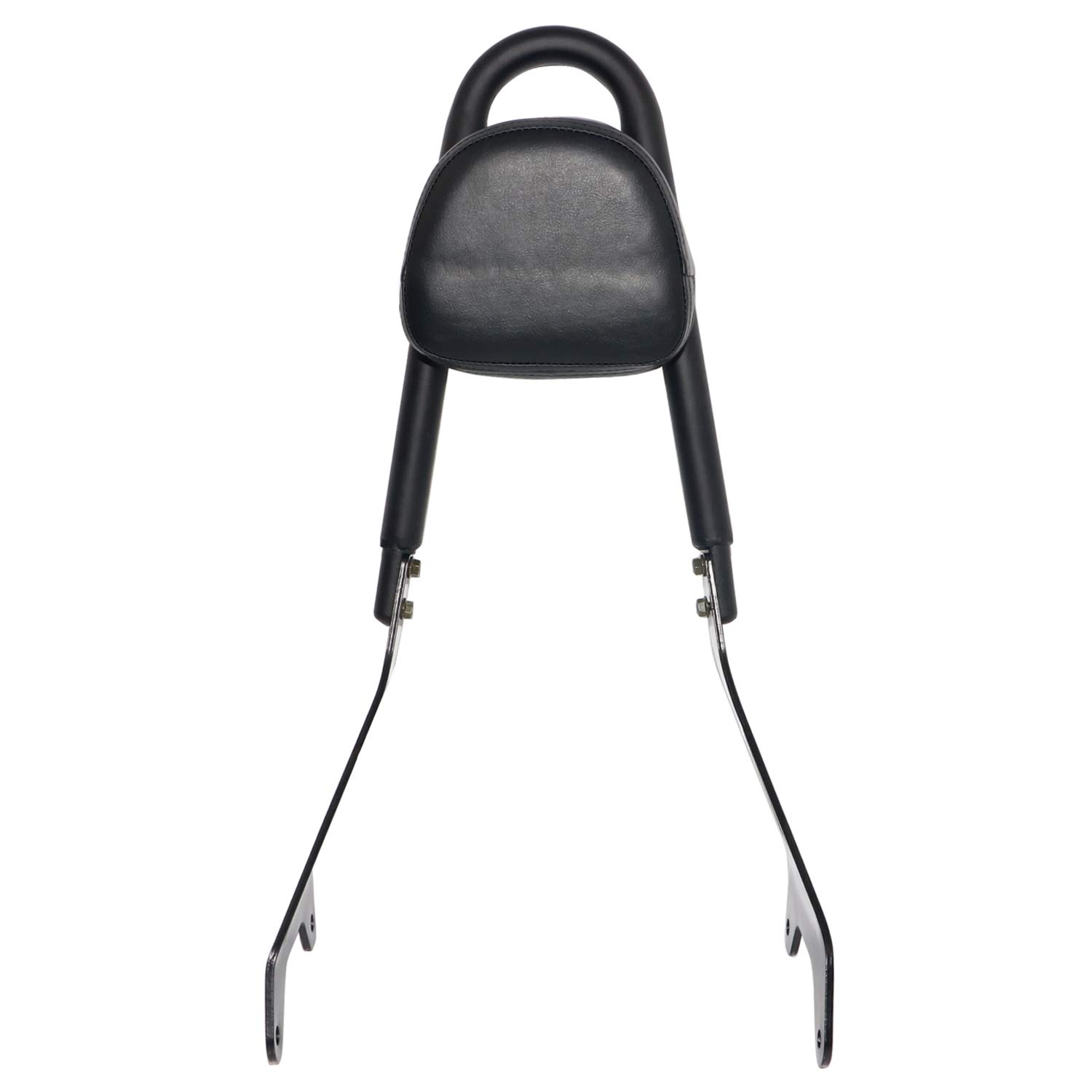 Detachable Motorcycle Passenger Backrest Pad with Sissy Bar for Yamaha Bolt XVS950/XV950 R-Spec (2014-2017) - Comfortable Side Arms & Cushion for Long Rides - Perfect for Cruiser Motorcycles and Road Trips