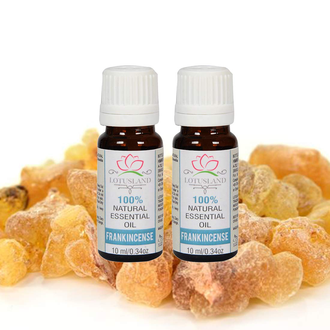 Pure & Natural Frankincense Essential Oil - 100% Therapeutic Grade, 2-Pack (10ml Each) for Aromatherapy, Meditation & Skin Care