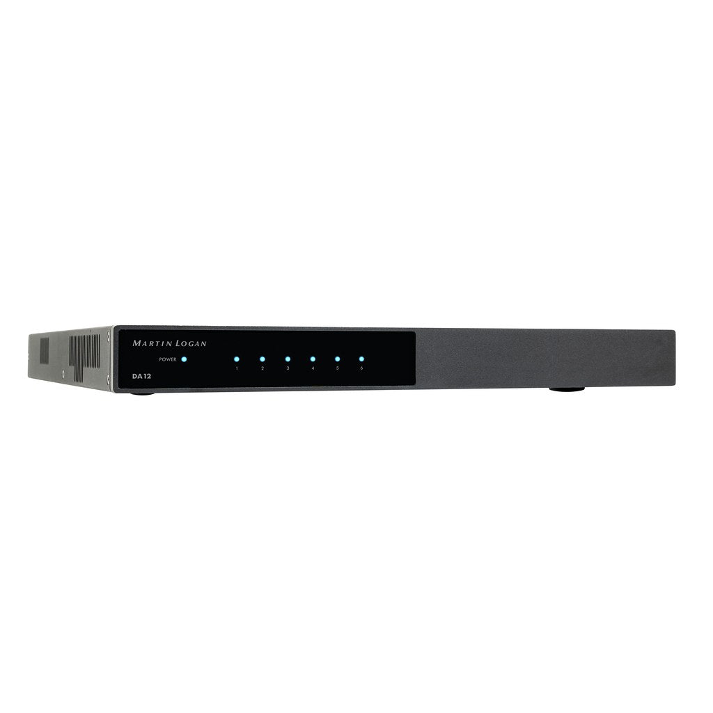 Martin Logan DA12 Multi Room Distribution Amplifier - High-Performance 12-Zone Audio System for Whole Home Music Streaming | Perfect for Home Theater & Multi-Room Entertainment