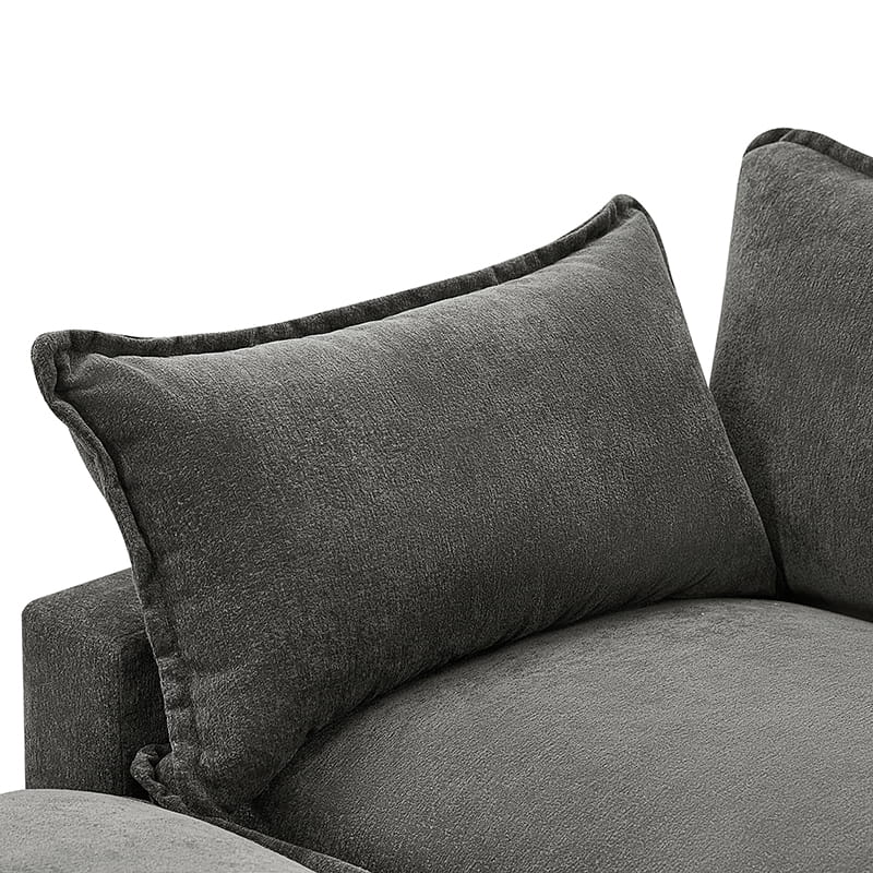 Aichele Sectional Sleeper Sofa with Triple Layer Cushions - Convertible L-Shaped Sofa Bed for Small Spaces, Comfortable Guest Bed & Living Room Furniture - Perfect for Apartments, Dorms and Home Theater Rooms