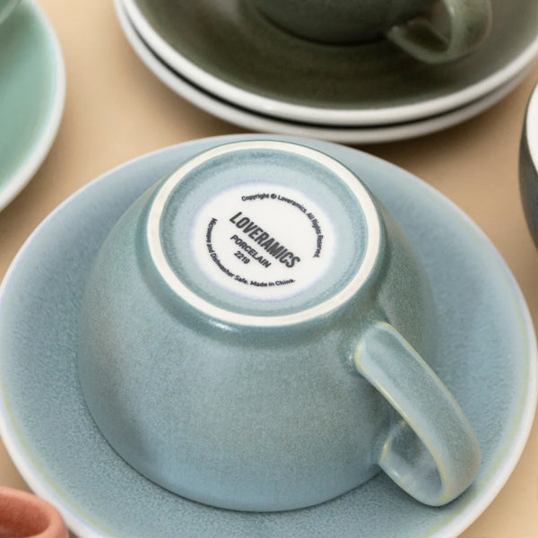 Loveramics Egg Cup and Saucer Set - Premium Porcelain Breakfast Tableware for Soft Boiled Eggs - Perfect for Brunch, Breakfast, or Elegant Dining