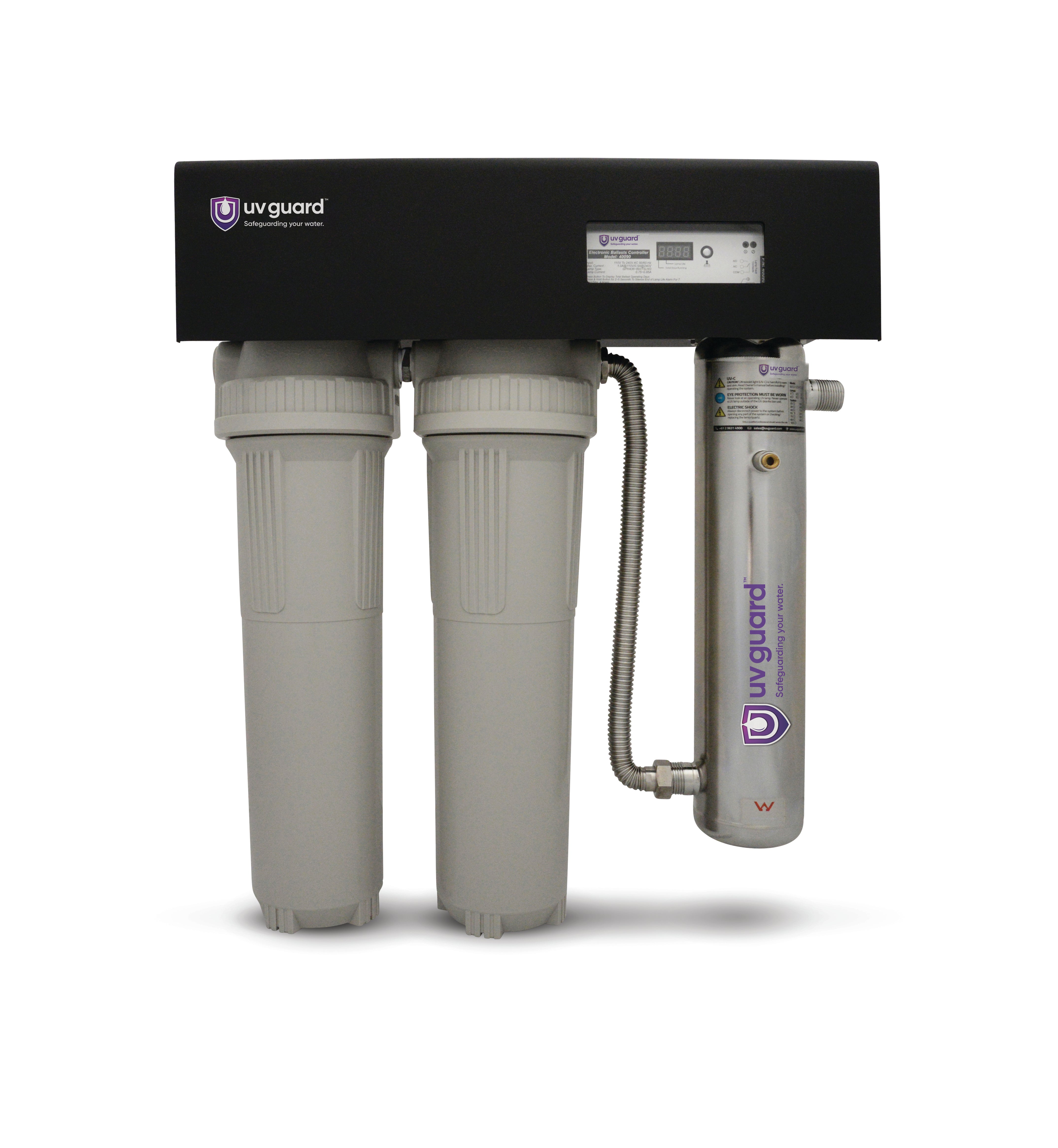 UV Guard CWP55 Dual Stage Ultraviolet Water Filtration System - 20