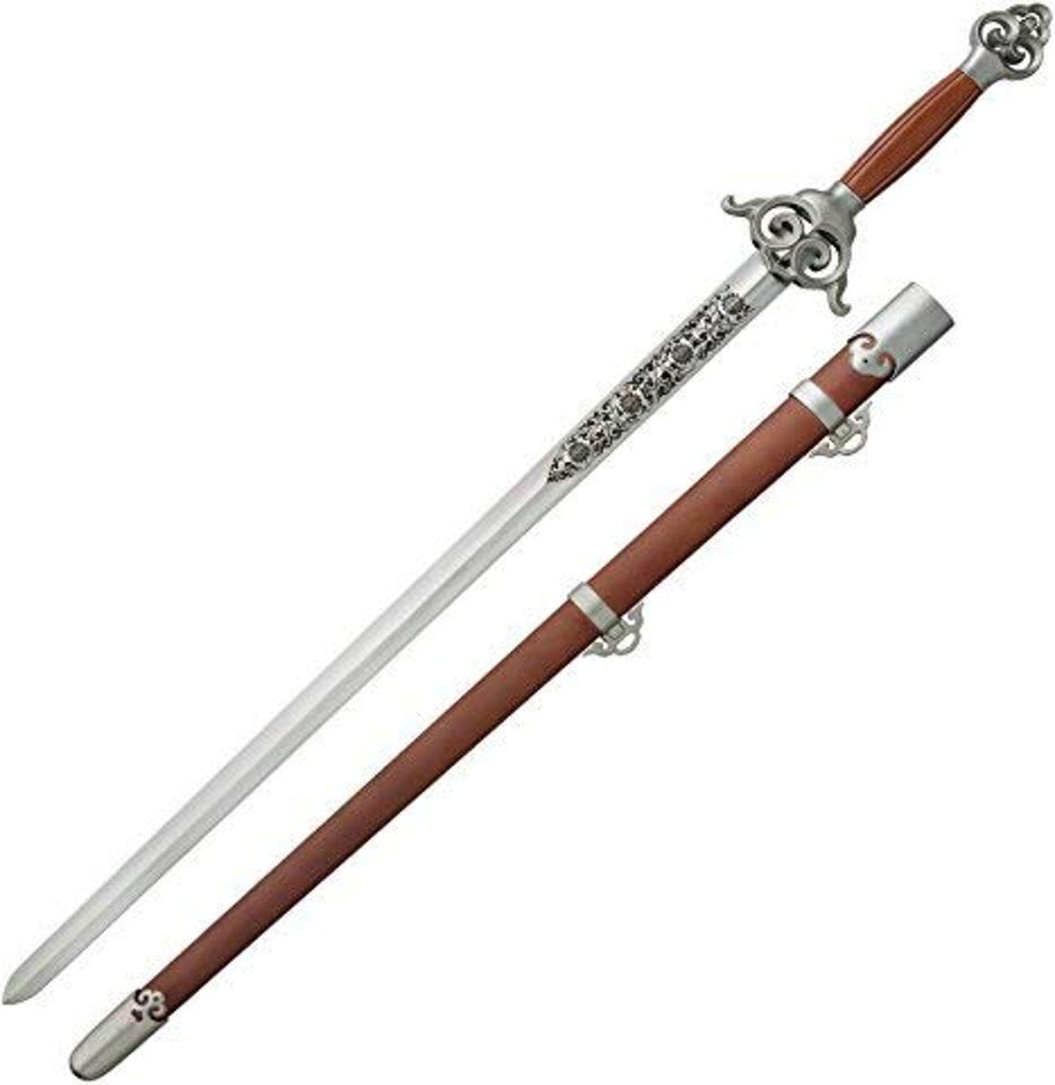 Dragon King SD15030 Kung Fu Jian Sword - Handmade Chinese Martial Arts Sword for Tai Chi, Kung Fu Training & Display - Perfect for Collectors & Practitioners